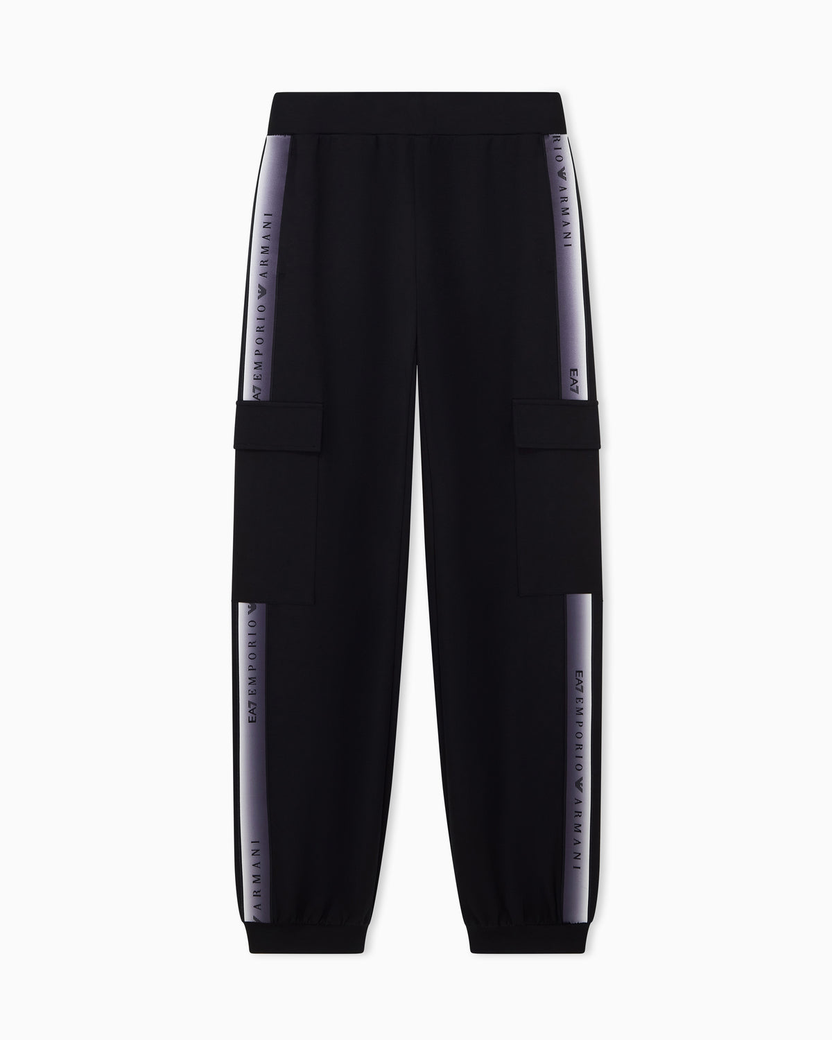 EA7 Cargo pants Natural Ventus 7 in stretch cotton and modal