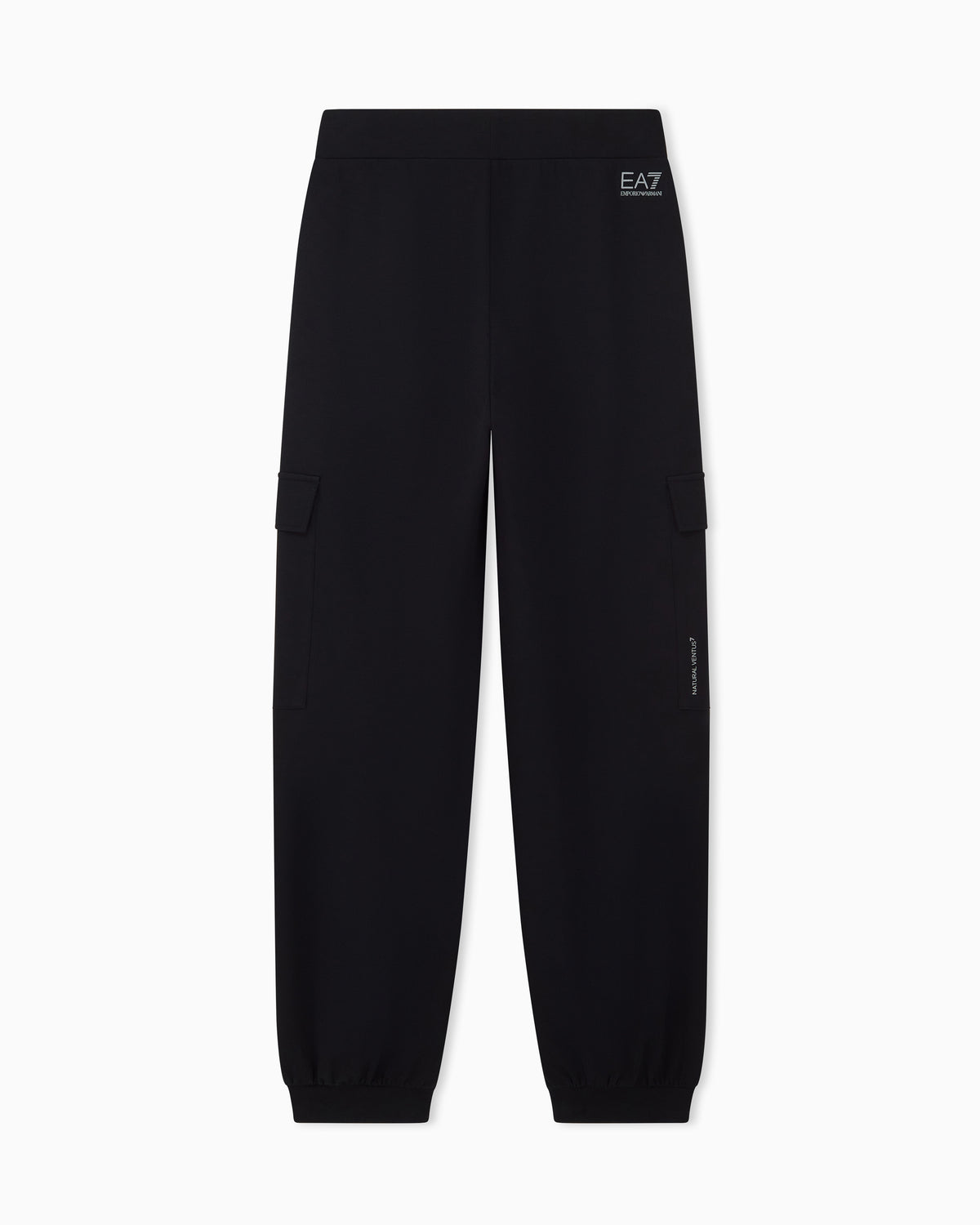 EA7 Cargo pants Natural Ventus 7 in stretch cotton and modal