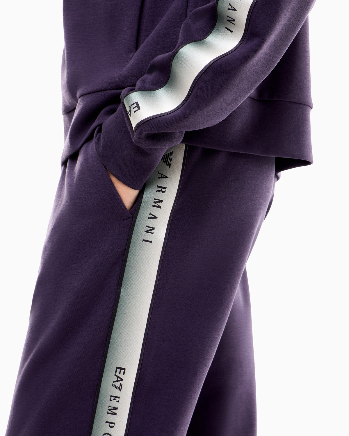 EA7 Tracksuit Natural Ventus 7 regular fit in cotton and modal