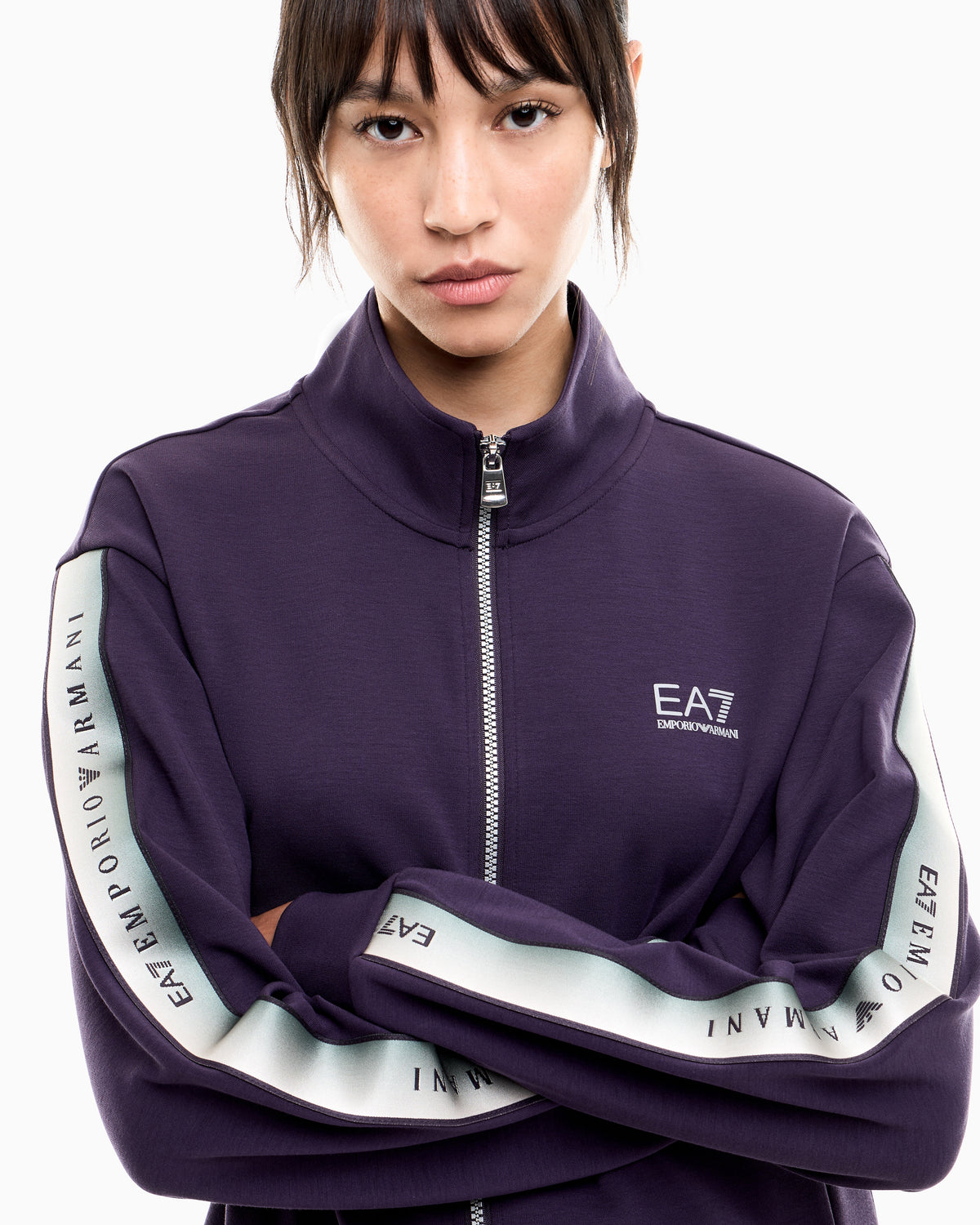 EA7 Tracksuit Natural Ventus 7 regular fit in cotton and modal
