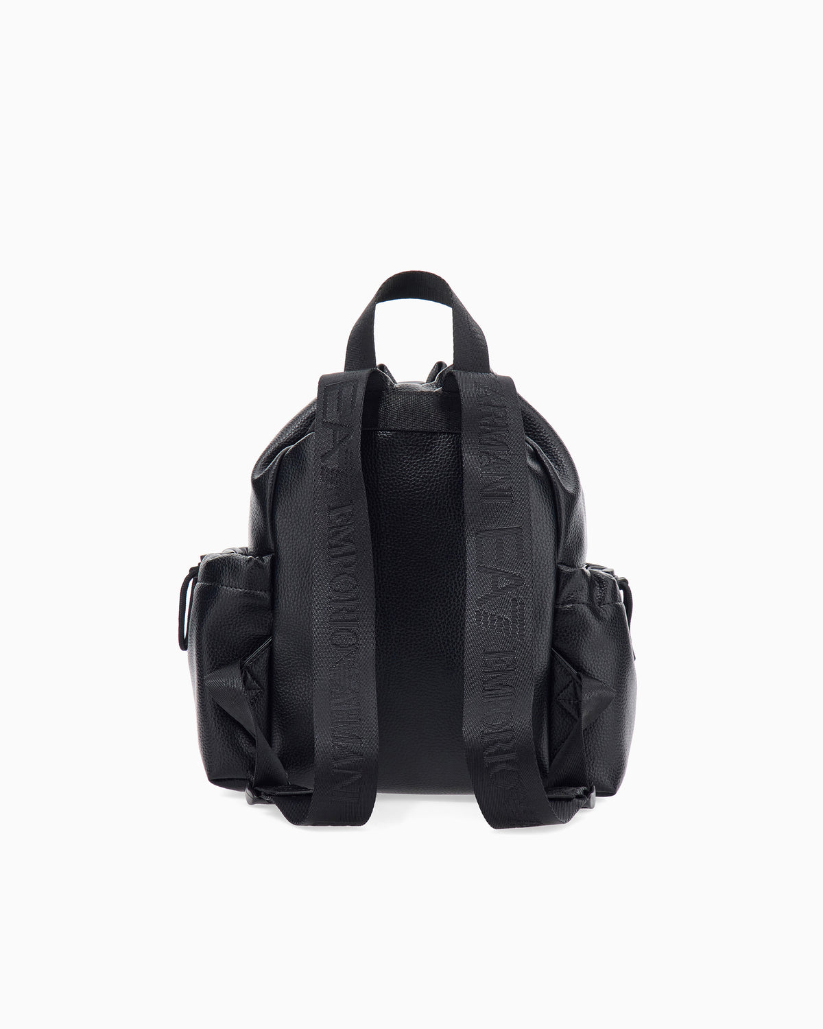 EA7 Backpack with embossed logo and leather-effect drawstring closure.