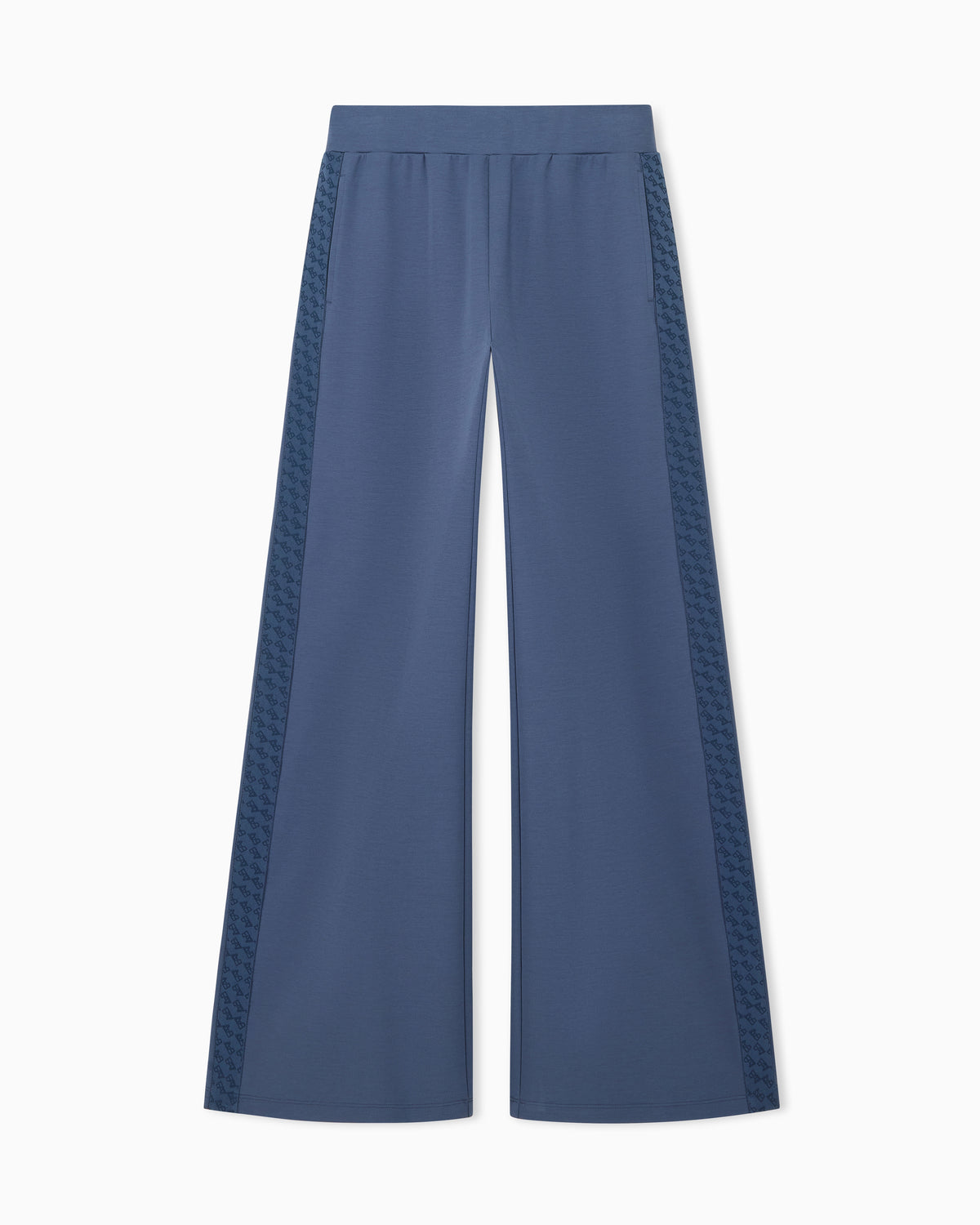 EA7 Oversized pants Logo Series in stretch cotton and modal