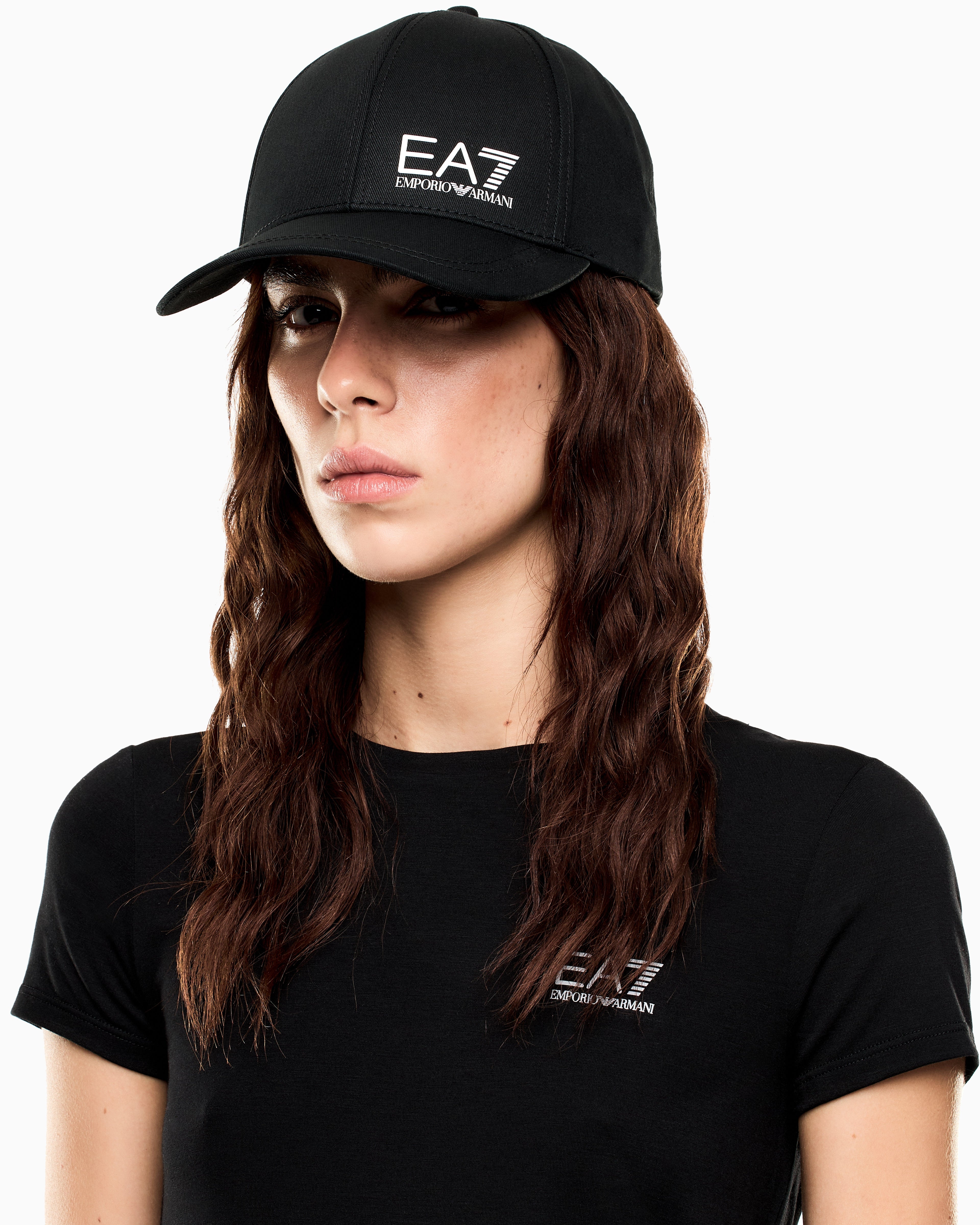 EA7 Train Core cotton baseball cap