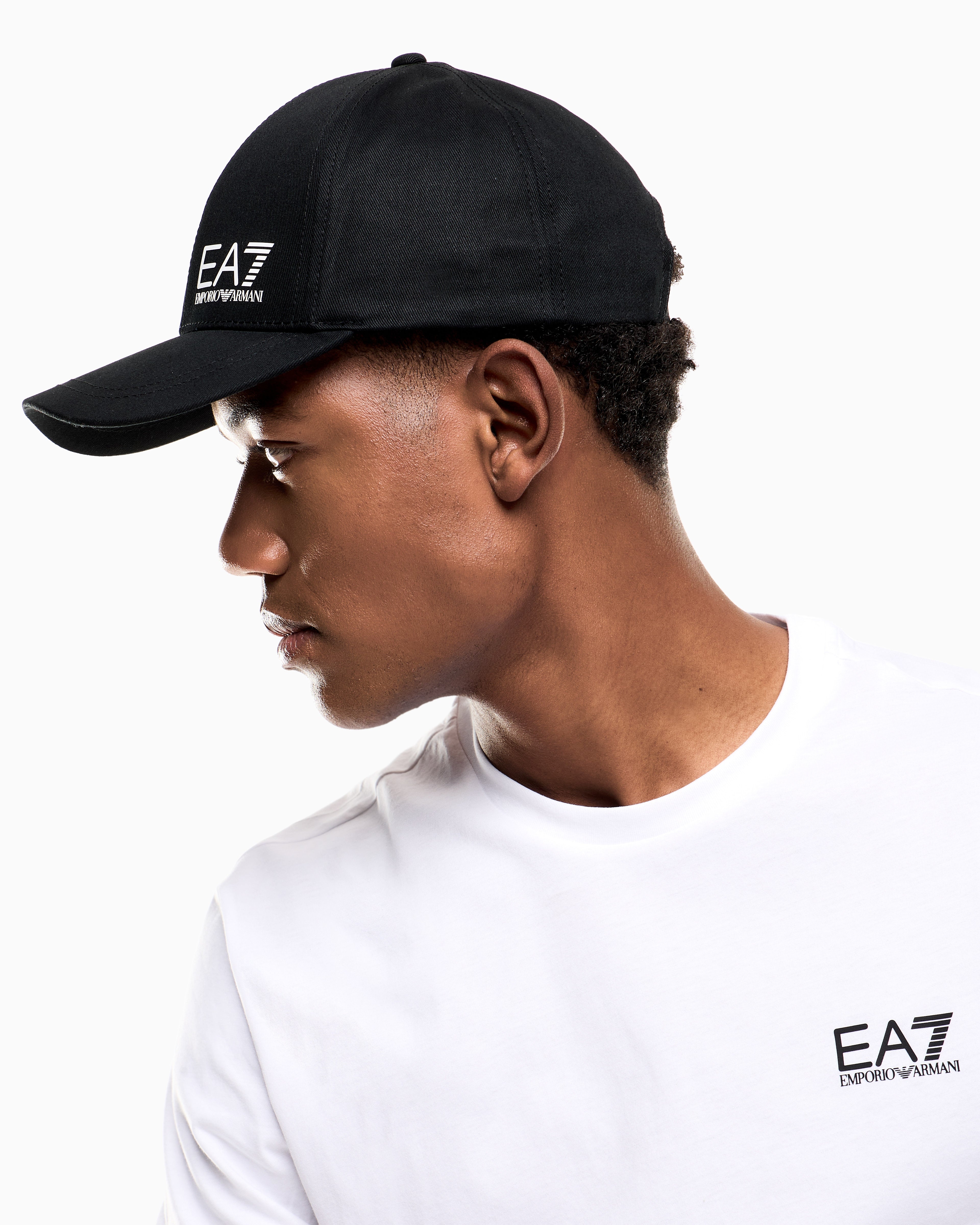 EA7 Train Core cotton baseball cap