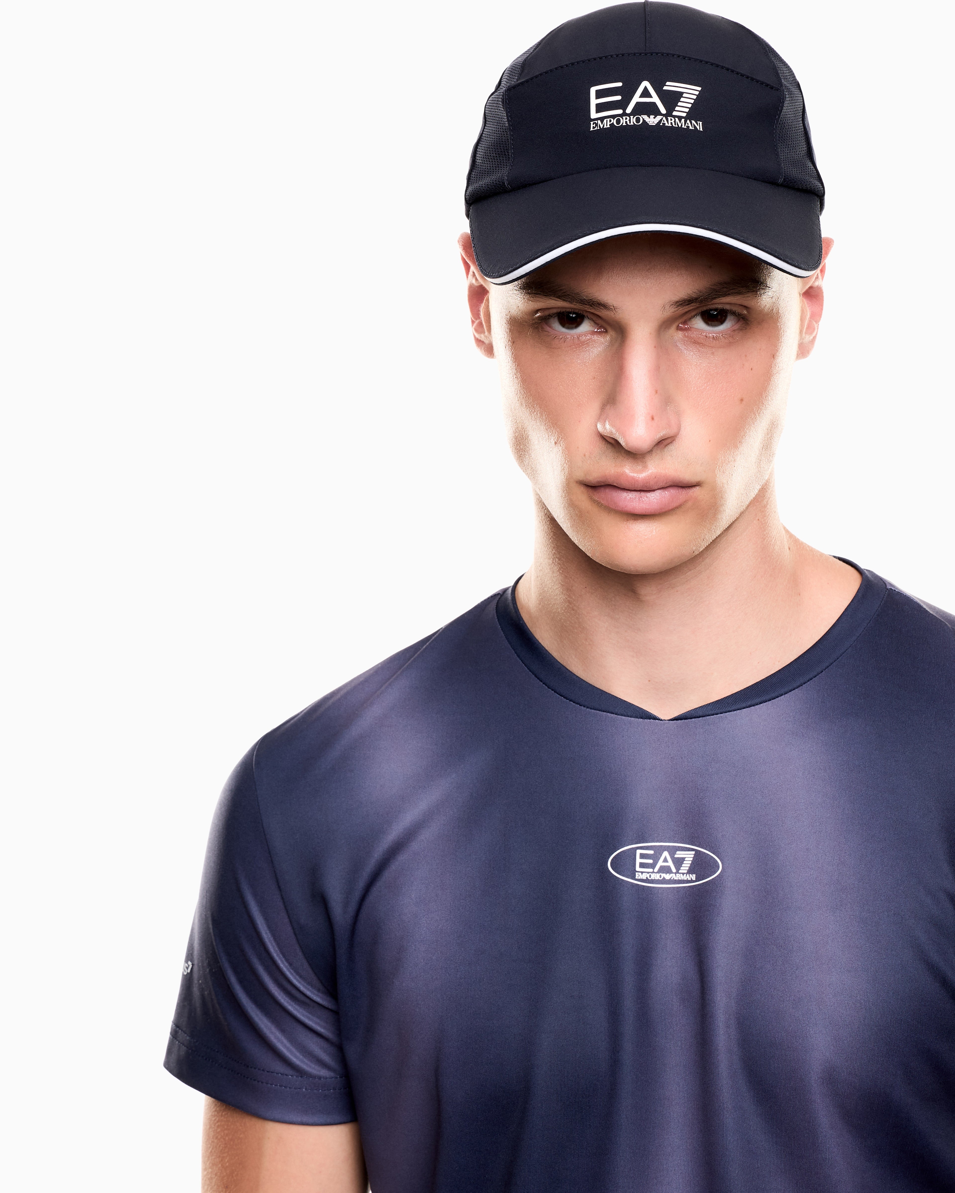 EA7 Outdoor cap in technical fabric and mesh Tennis Pro