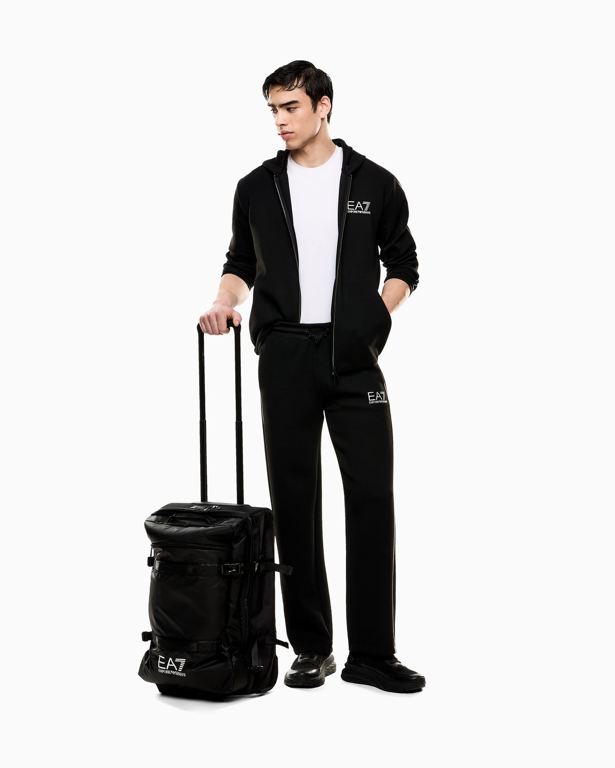 EA7 Technical fabric cabin trolley