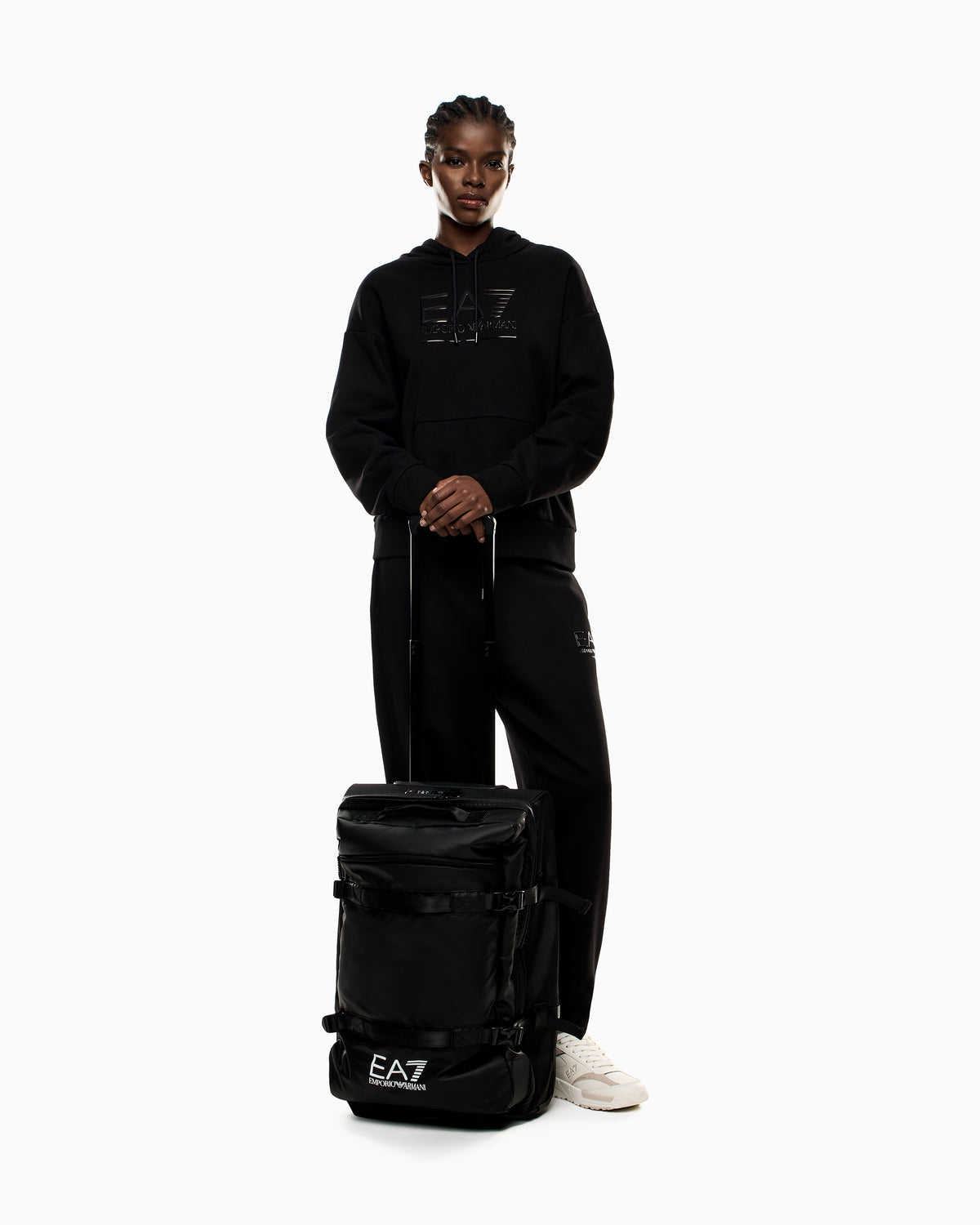 EA7 Technical fabric cabin trolley
