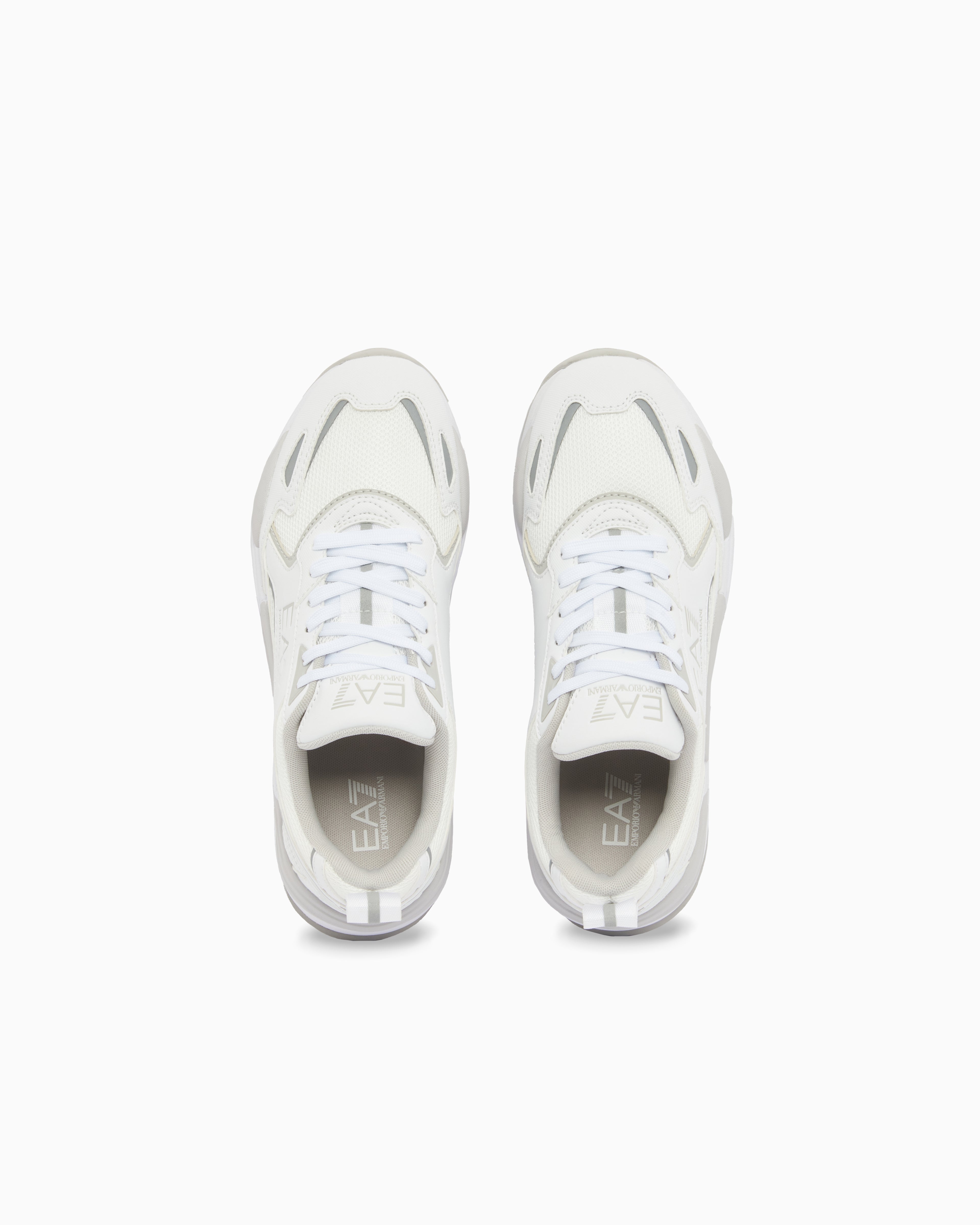 Ea7 Sneakers Ace Runner New With Rubber Soles White