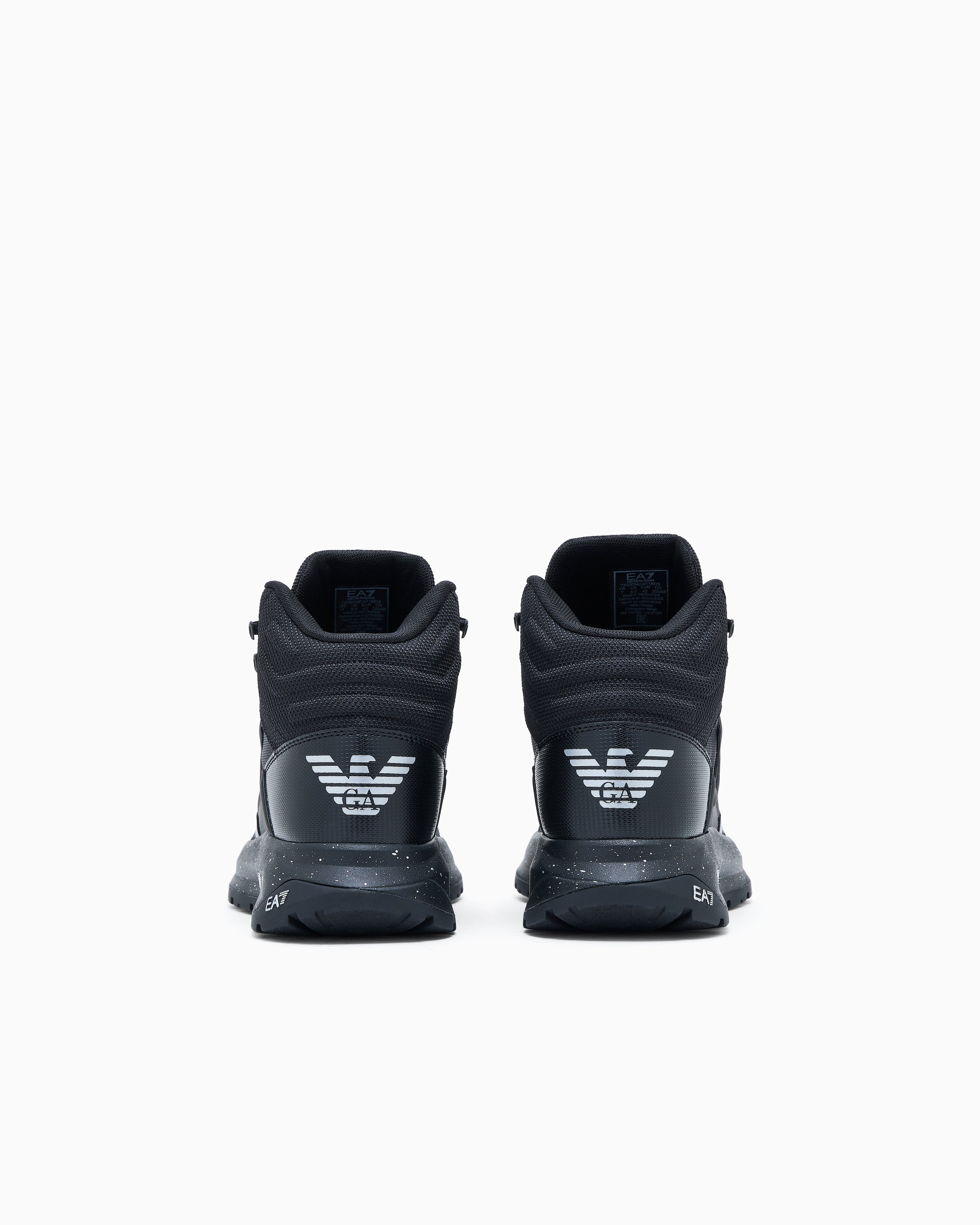 Ea7 Ice Altura Ankle Boots Black
