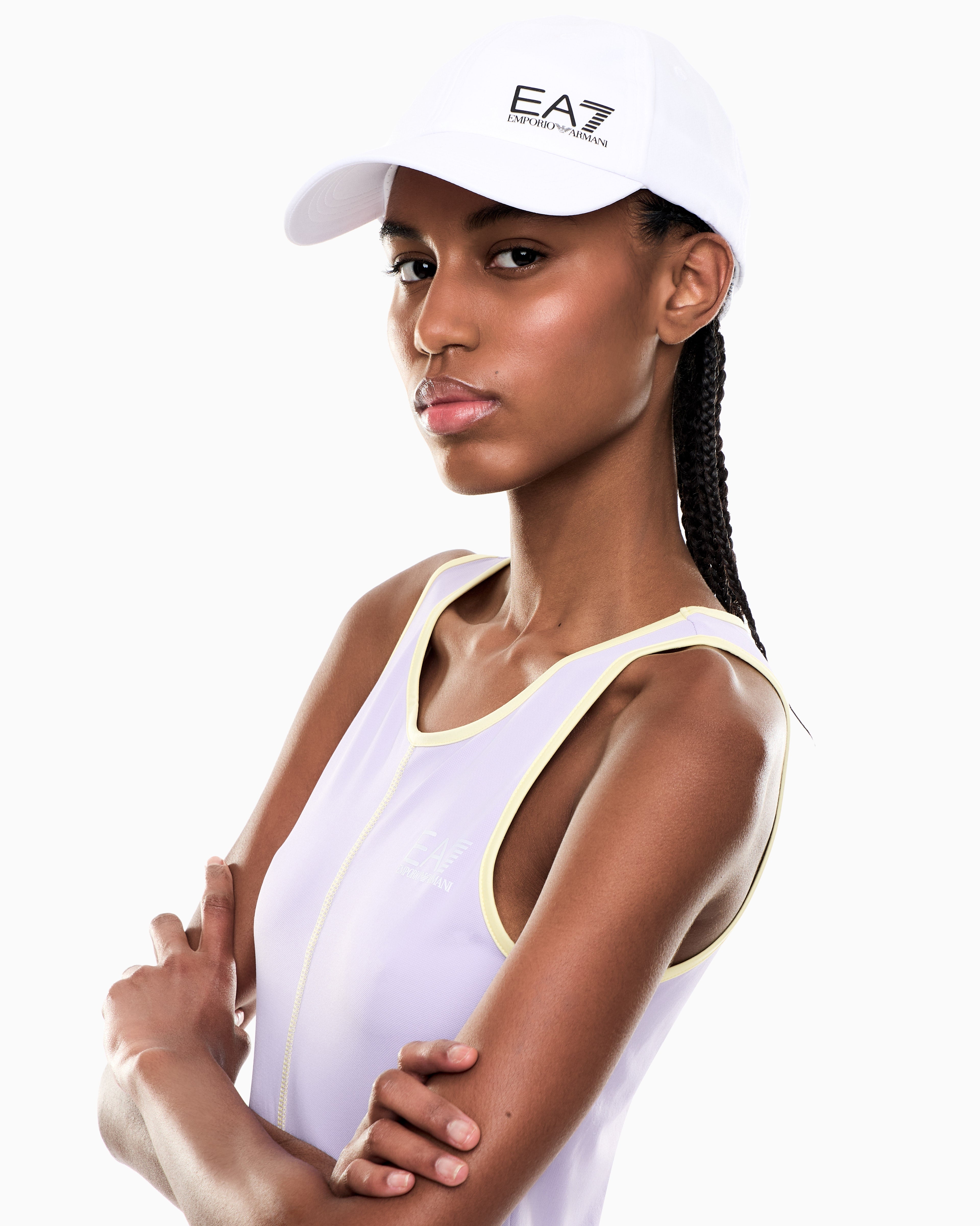 EA7 Baseball hat Tennis Pro in stretch fabric with cotton lining