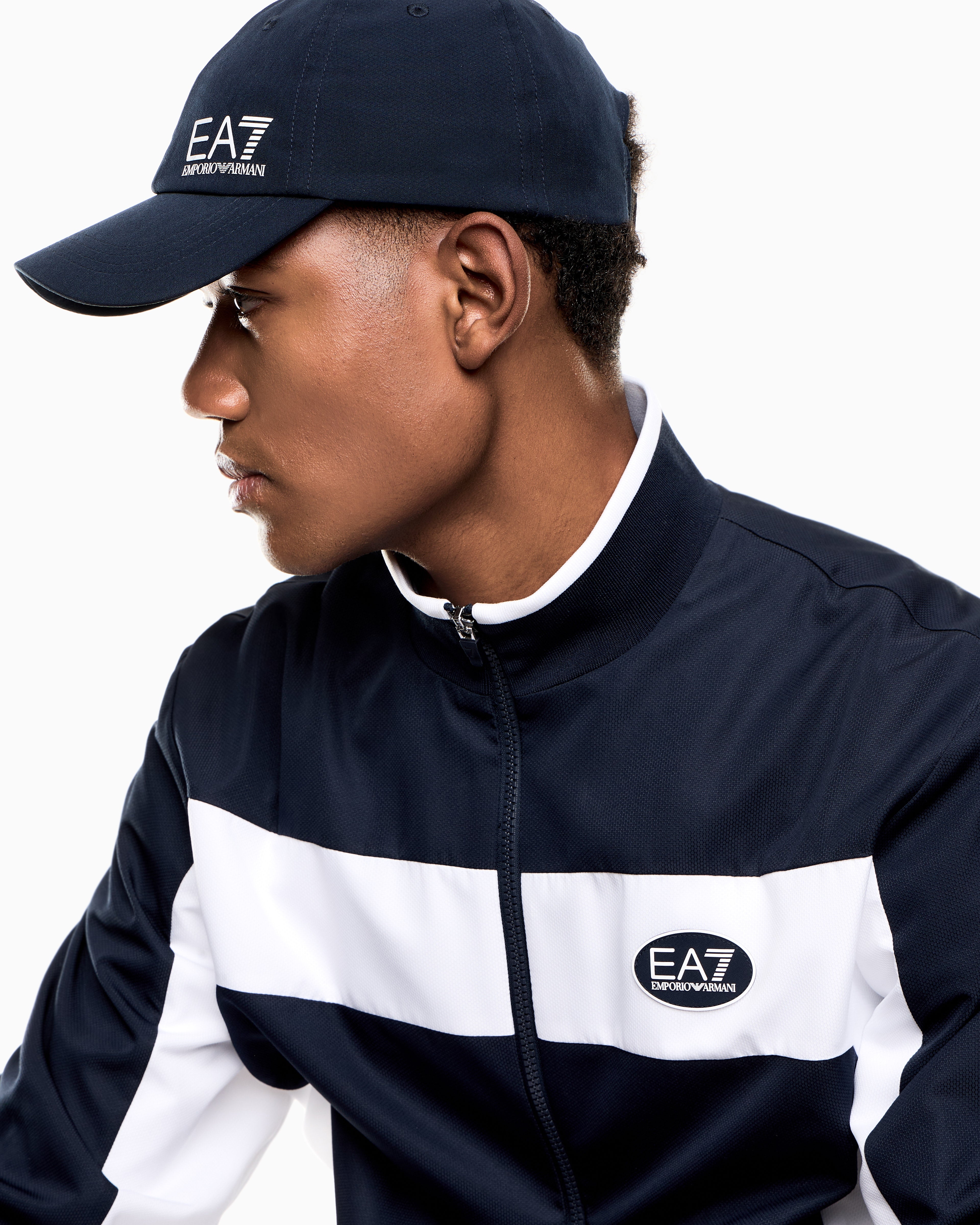 EA7 Baseball hat Tennis Pro in stretch fabric with cotton lining