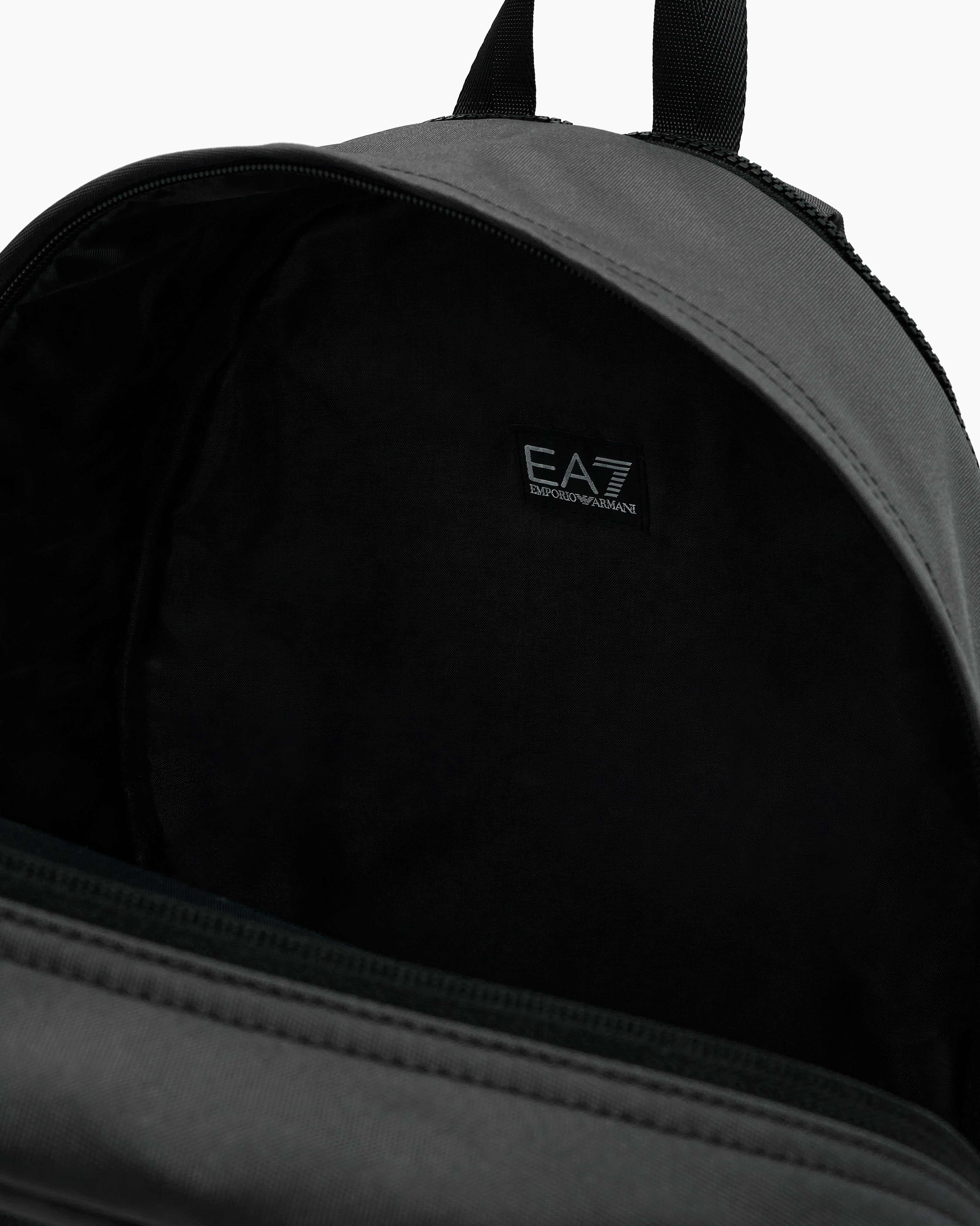 EA7 Polyester Backpack with Reflective Details