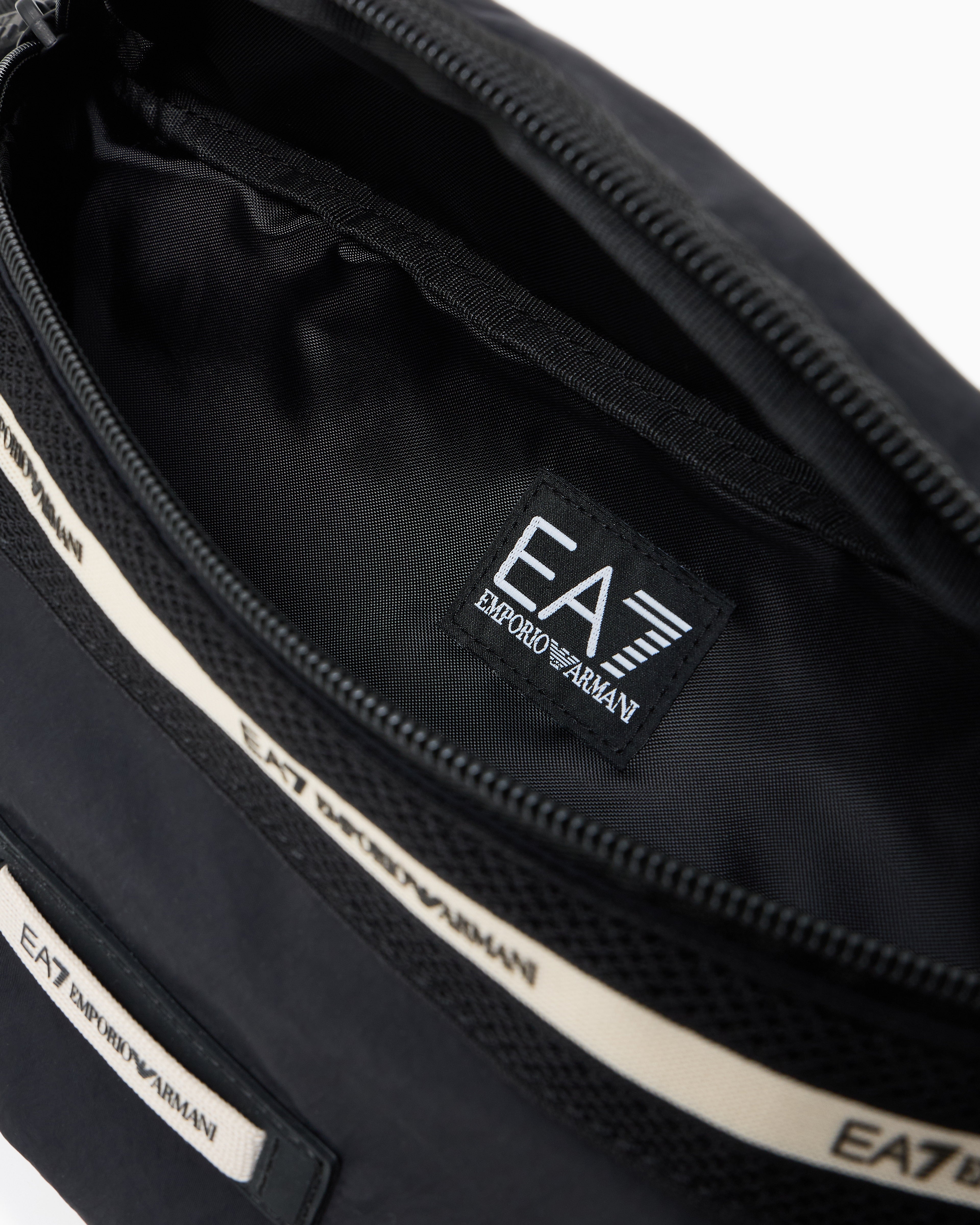 EA7 Logo Series nylon belt bag