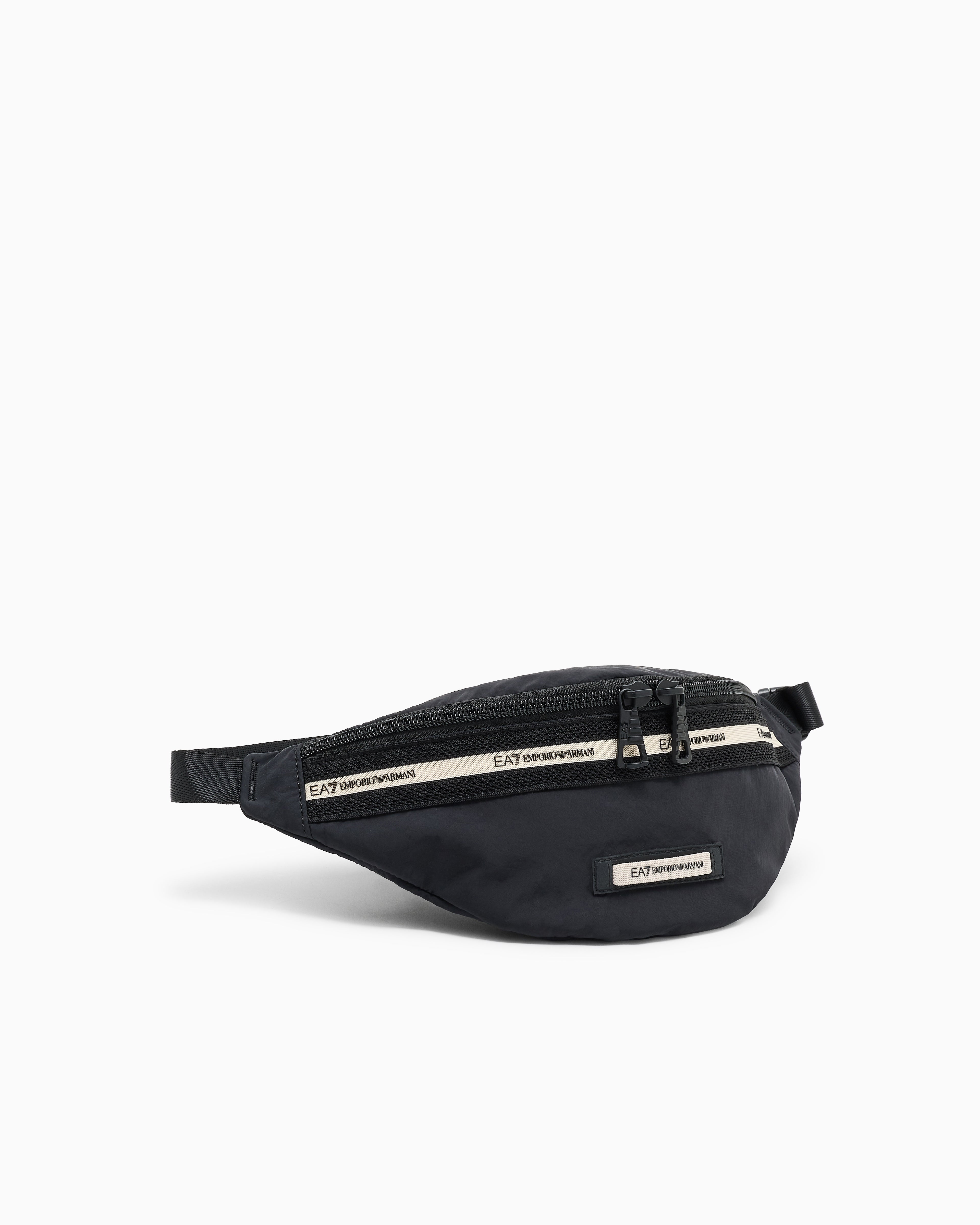 EA7 Logo Series nylon belt bag