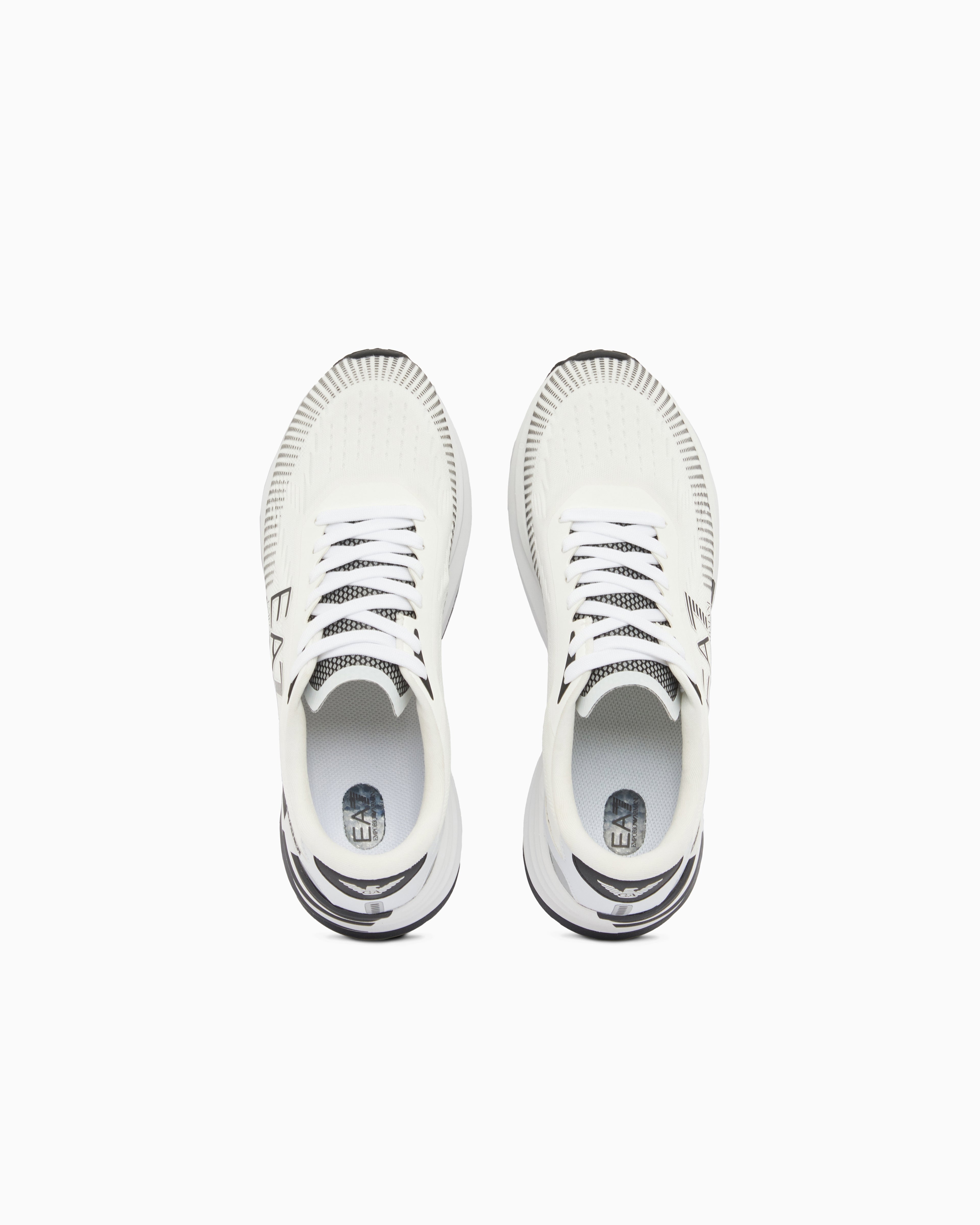 Ea7 Crusher Distance Knit 2.0 Sneakers White