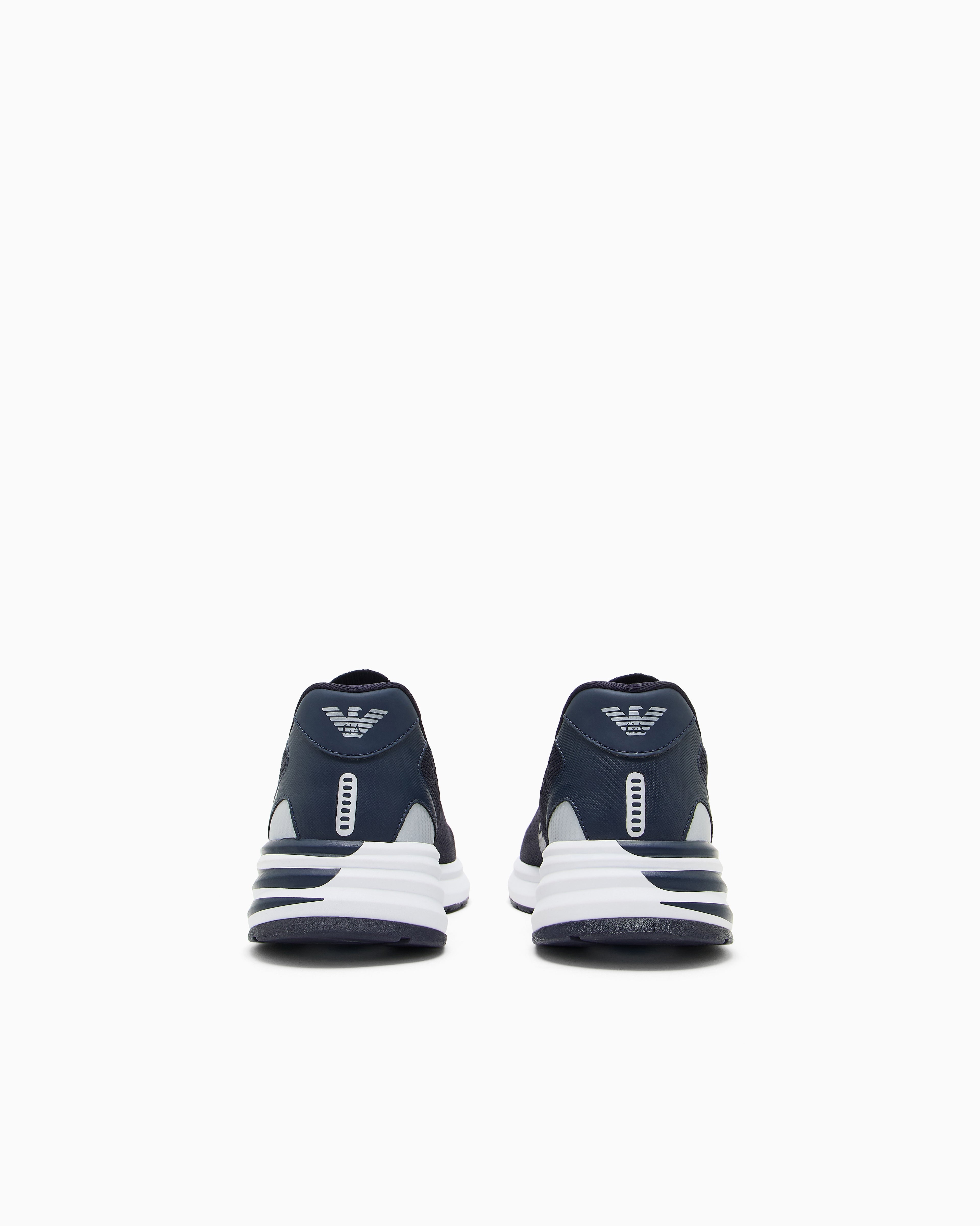 Ea7 Crusher Distance Knit 2.0 Sneakers Blue