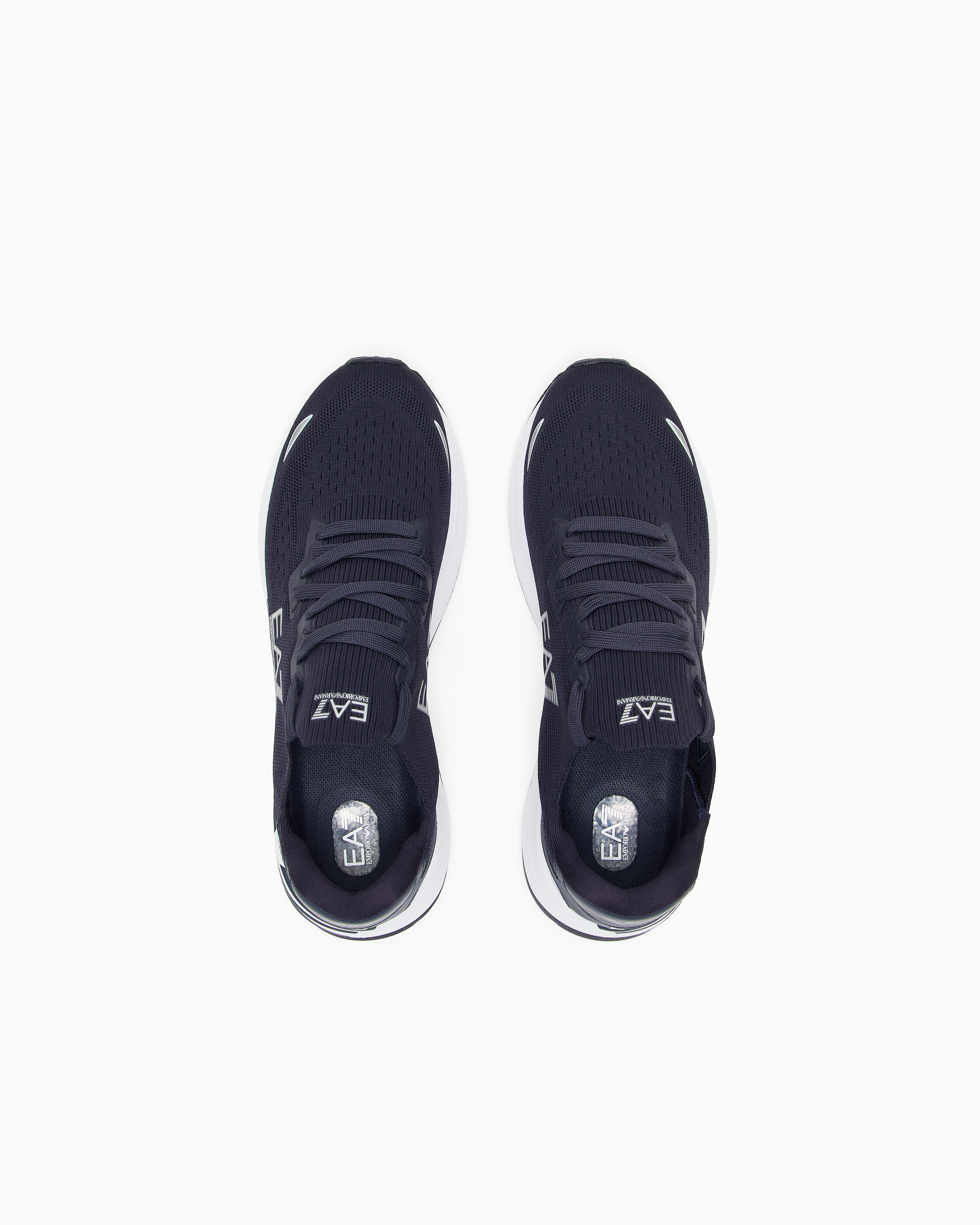 Ea7 Crusher Distance Knit 2.0 Sneakers Blue