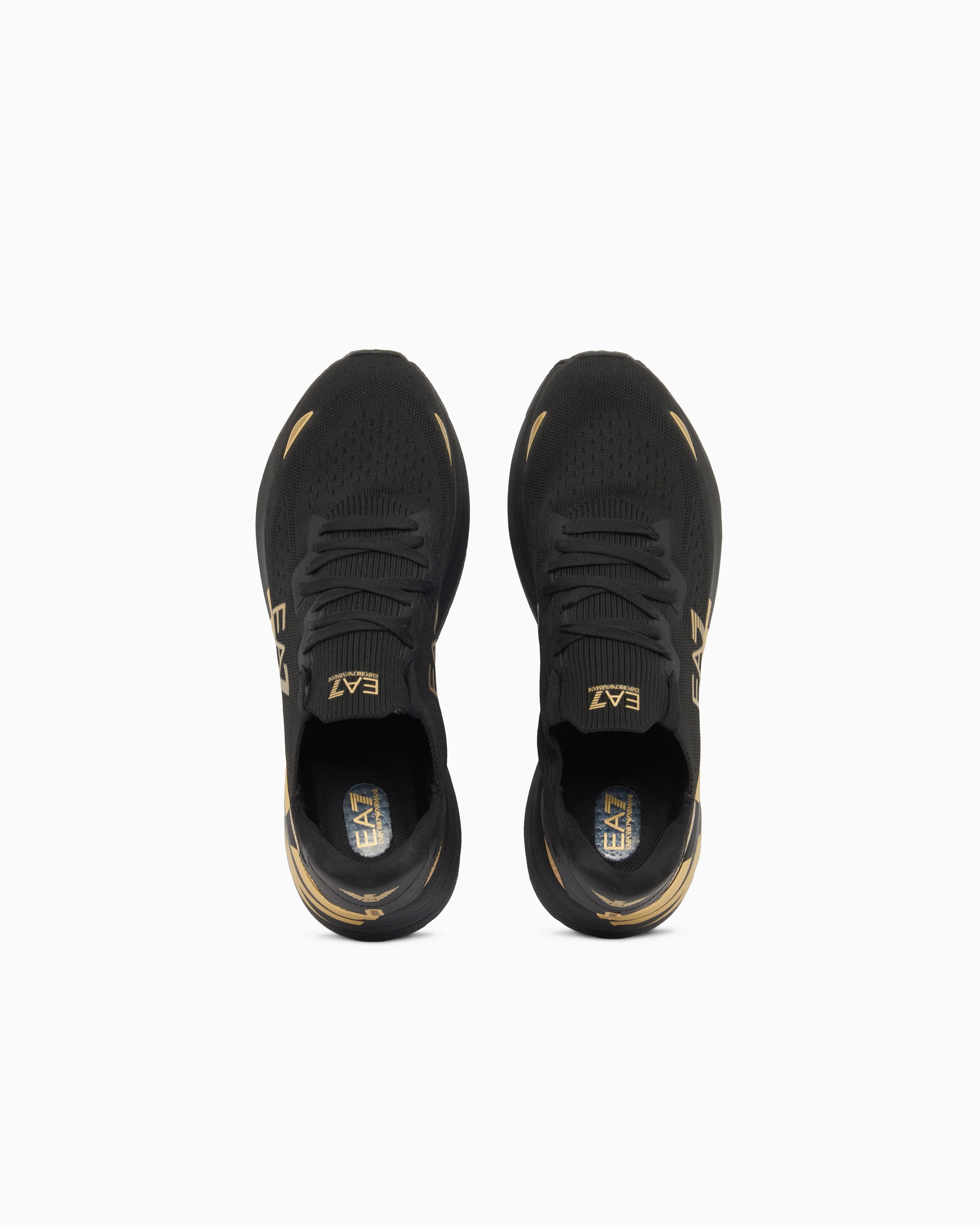 Ea7 Crusher Distance Knit 2.0 Sneakers Black