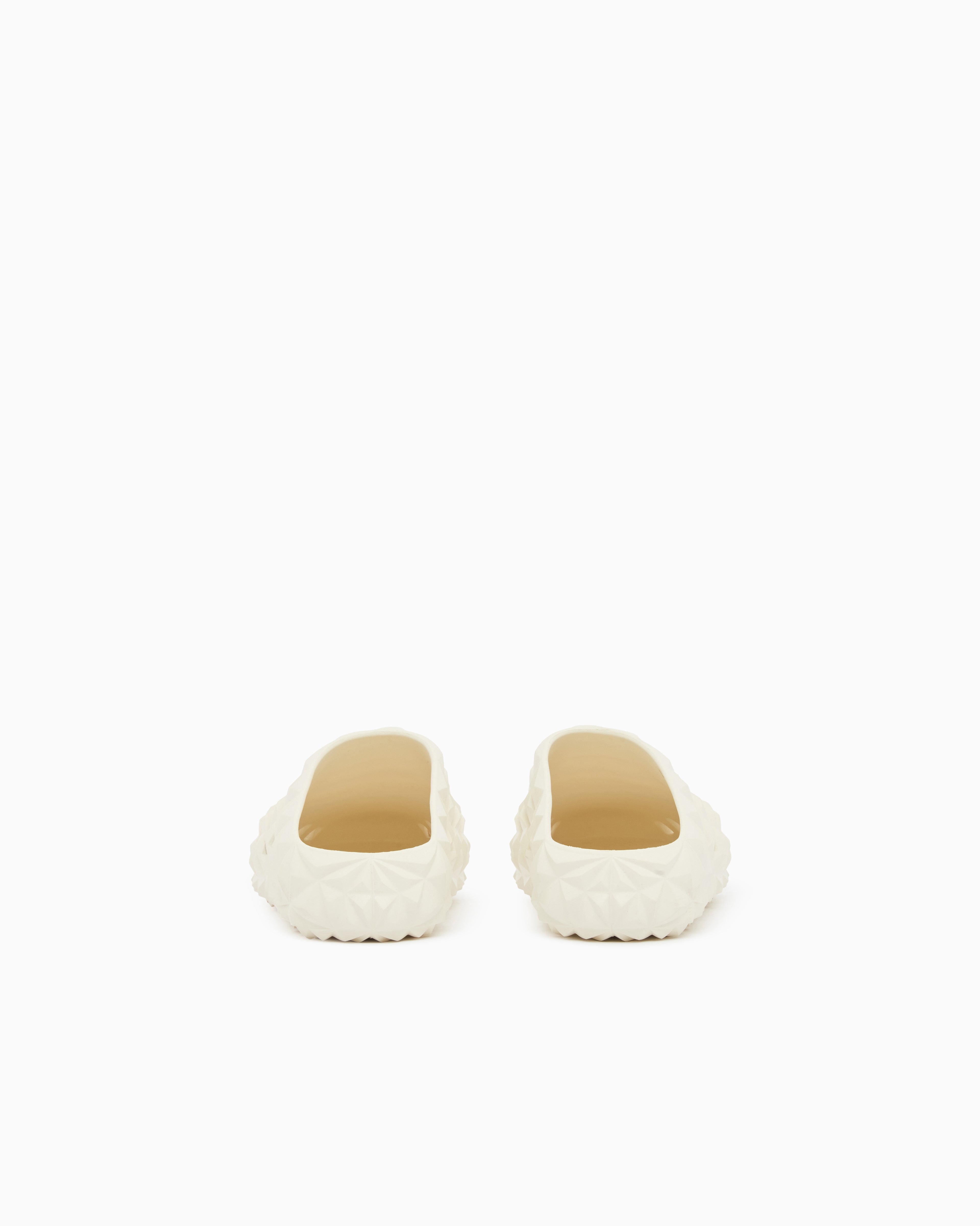 Ea7 Beachwear Slippers In Ethyl Vinyl Acetate Beige