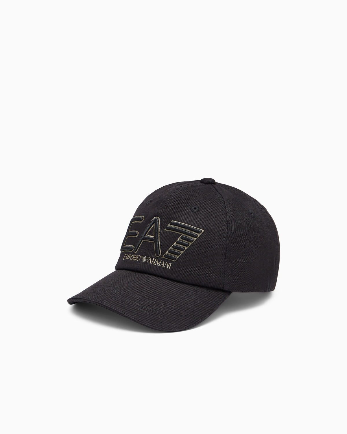 EA7 Baseball hat Logo Series in embroidered cotton twill