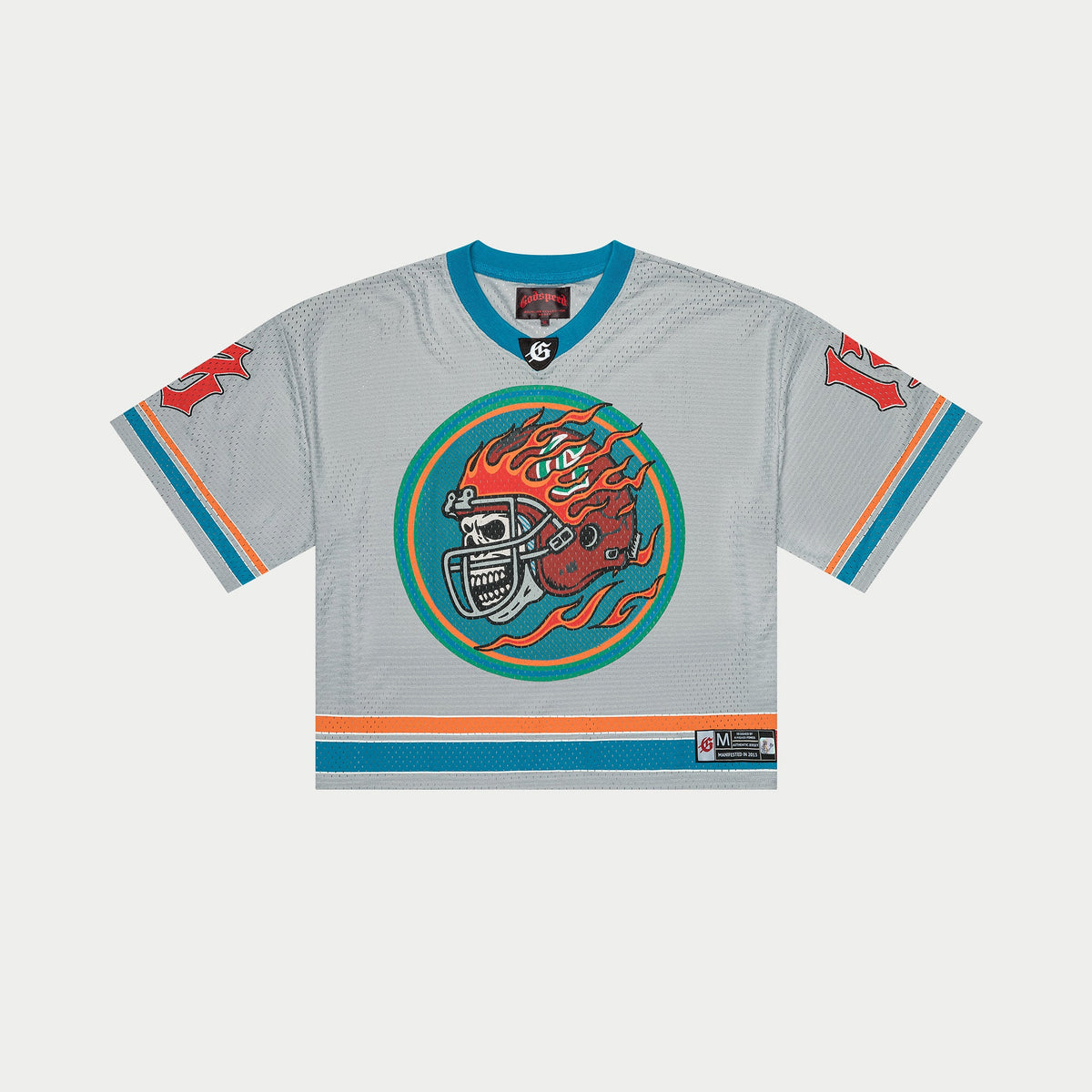 Godspeed First Down Jersey (Grey / Blue / Orange)