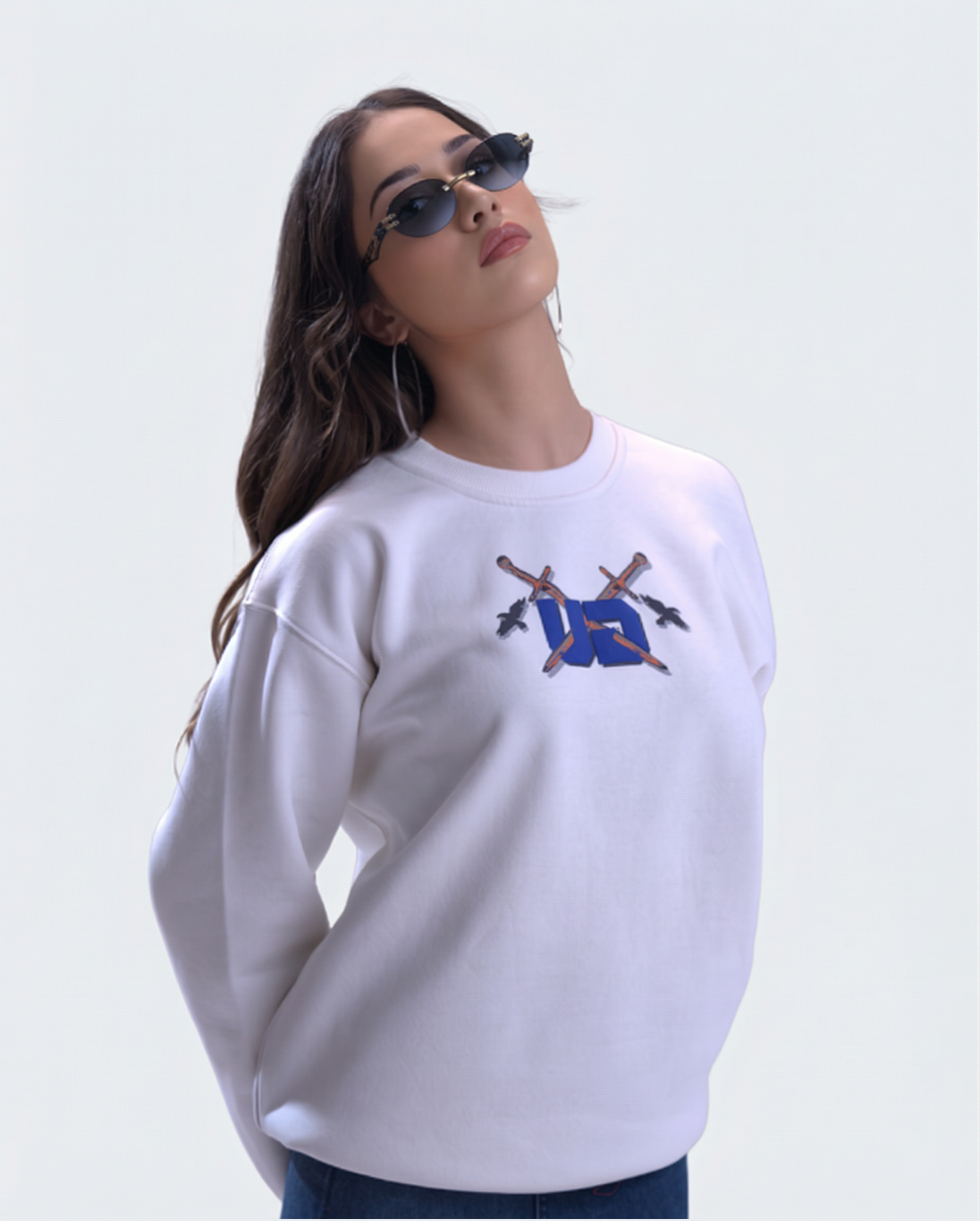 CREAM WHITE KNIGHTMARE SWEATSHIRT