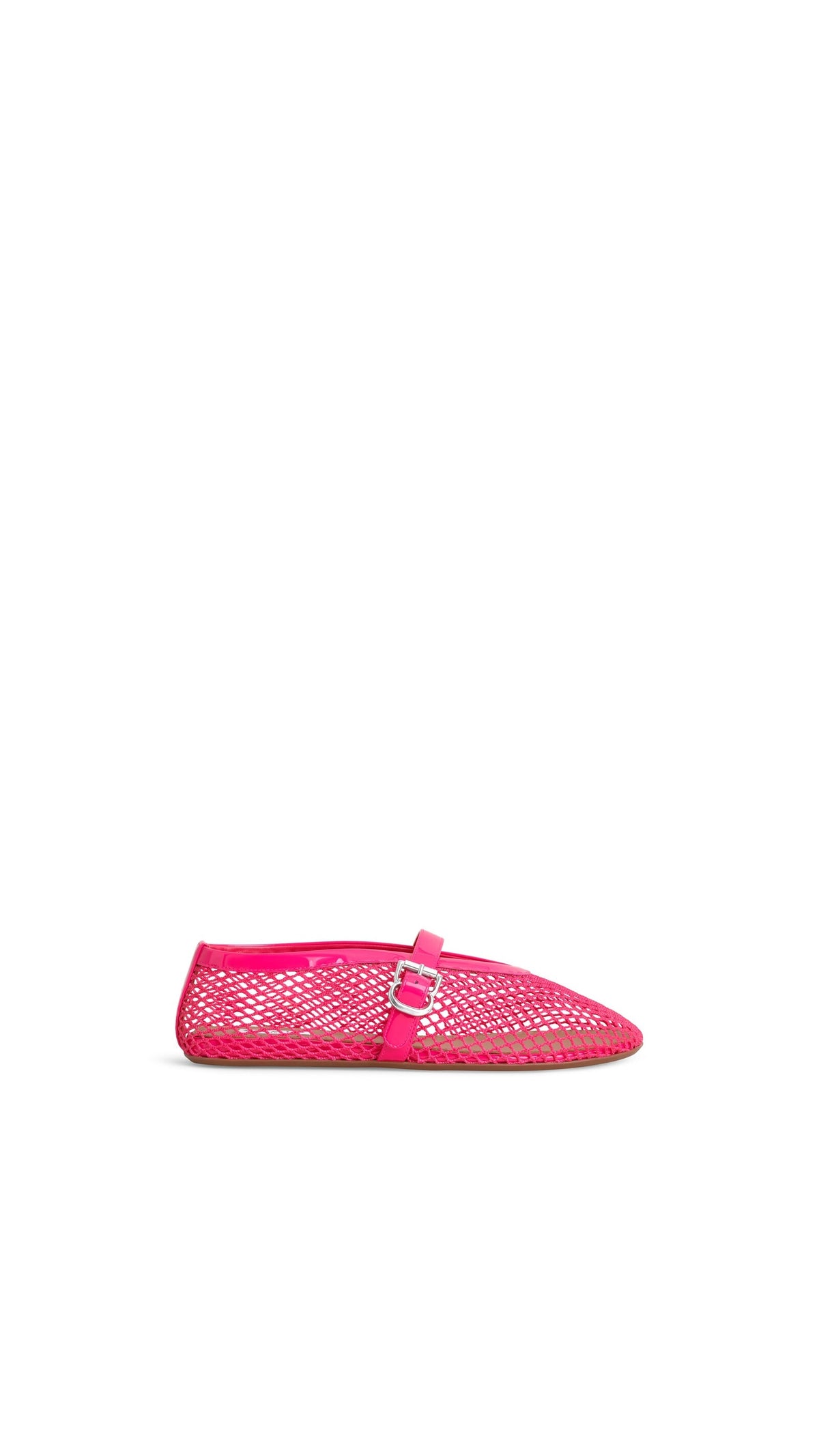 Alaïa Ballet Flats In Fishnet