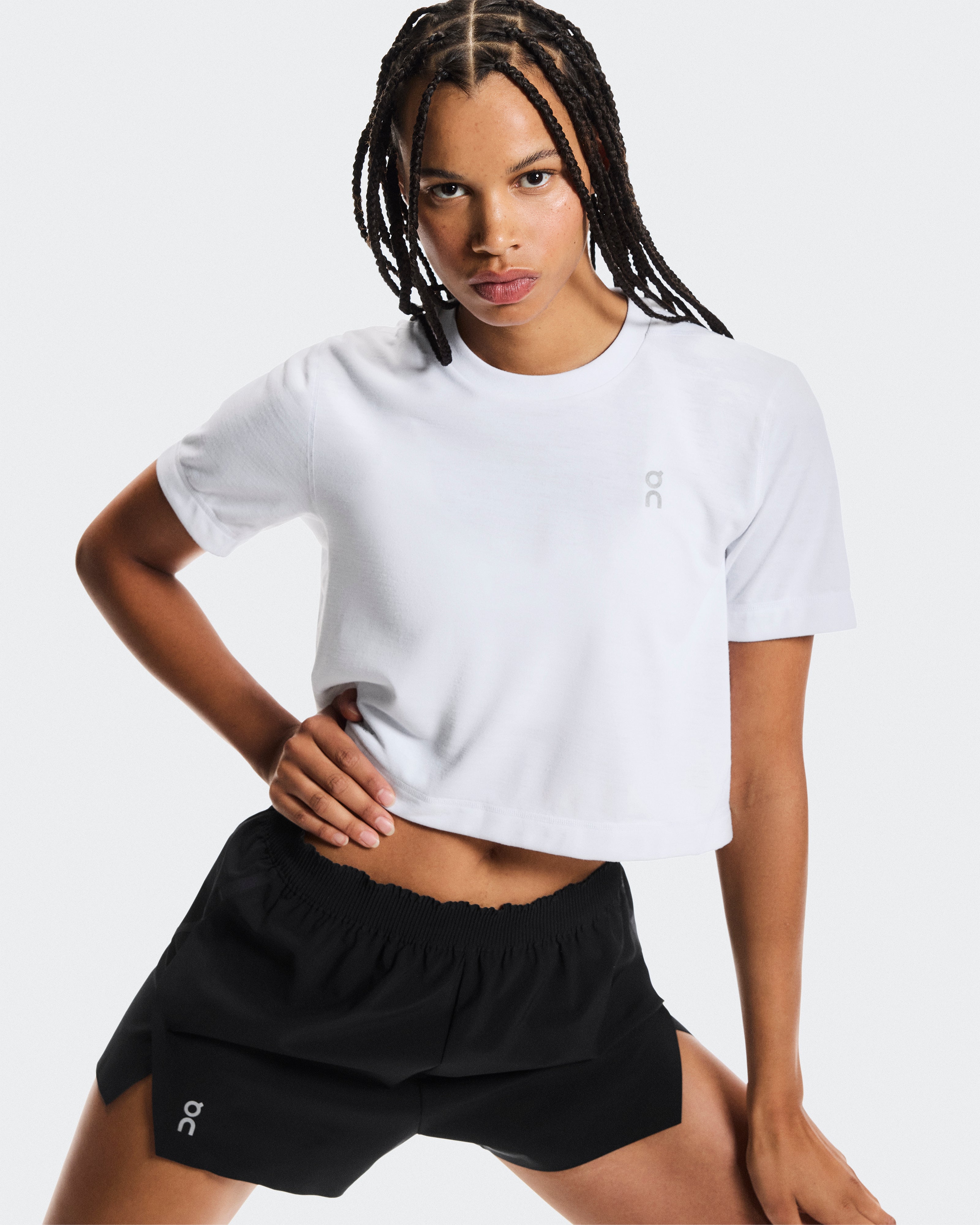 On Train-T Crop Graphic White (Women'S) (Women's)