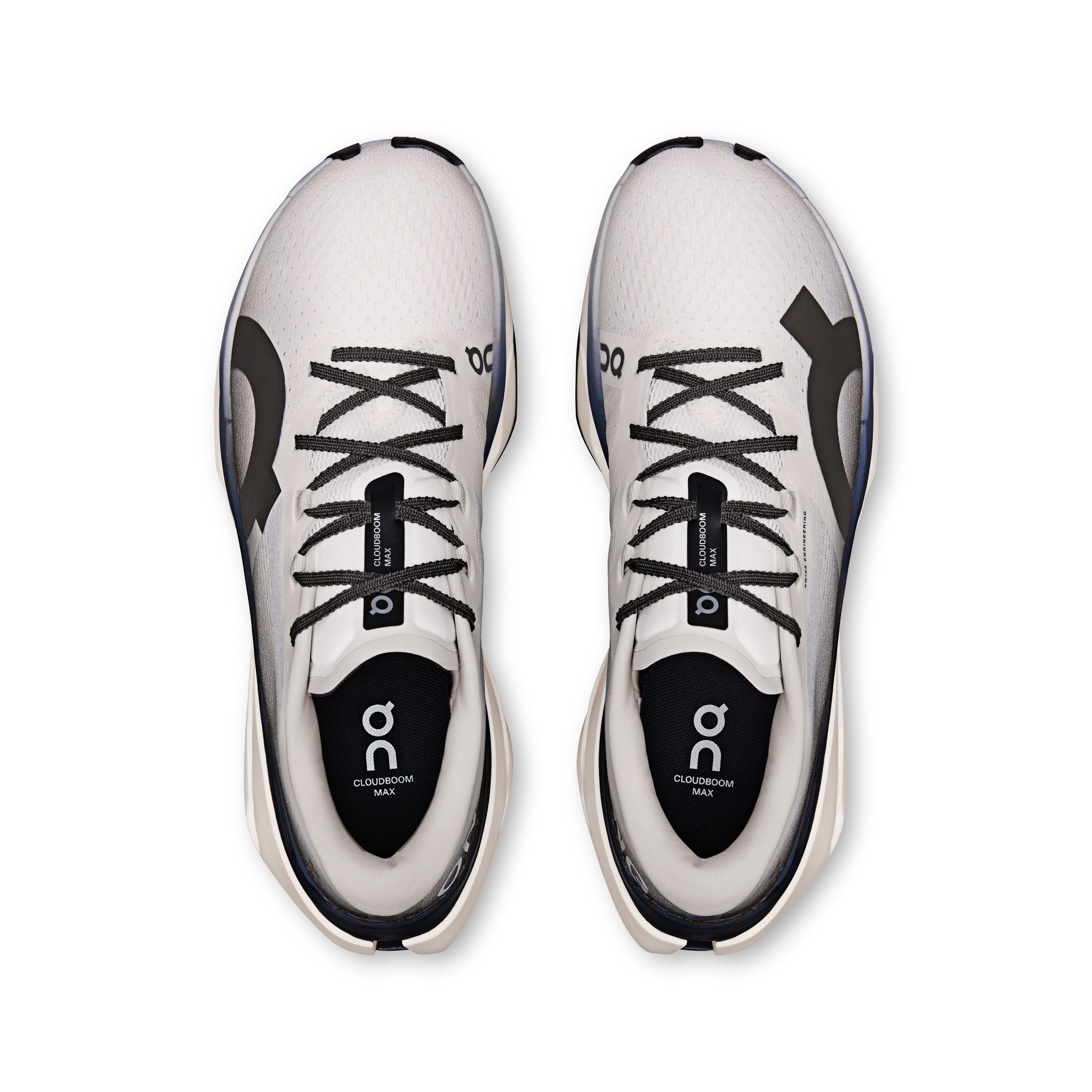 On Cloudboom Max White Black