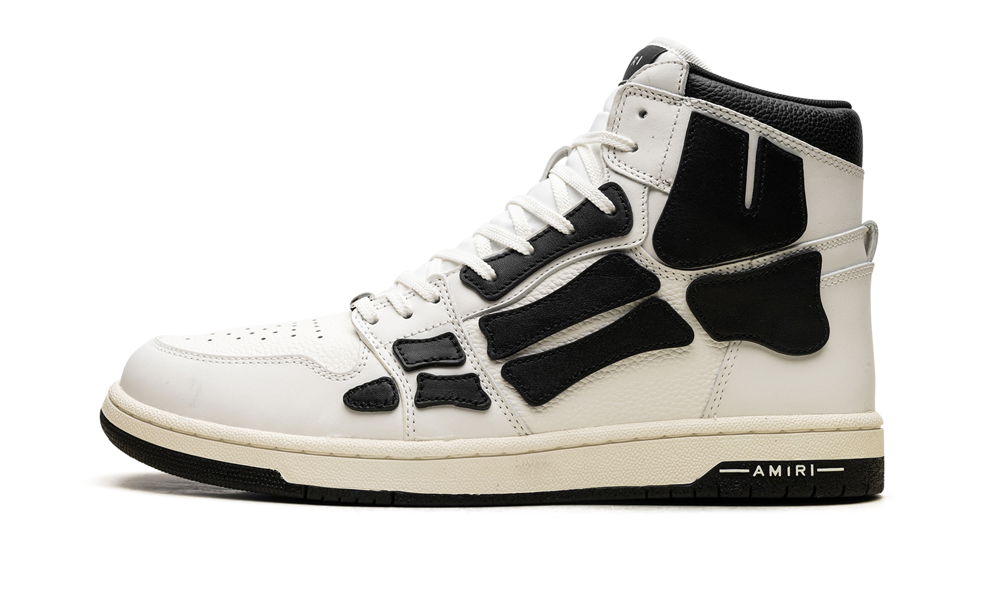AMIRI Skel Top Hi White Black