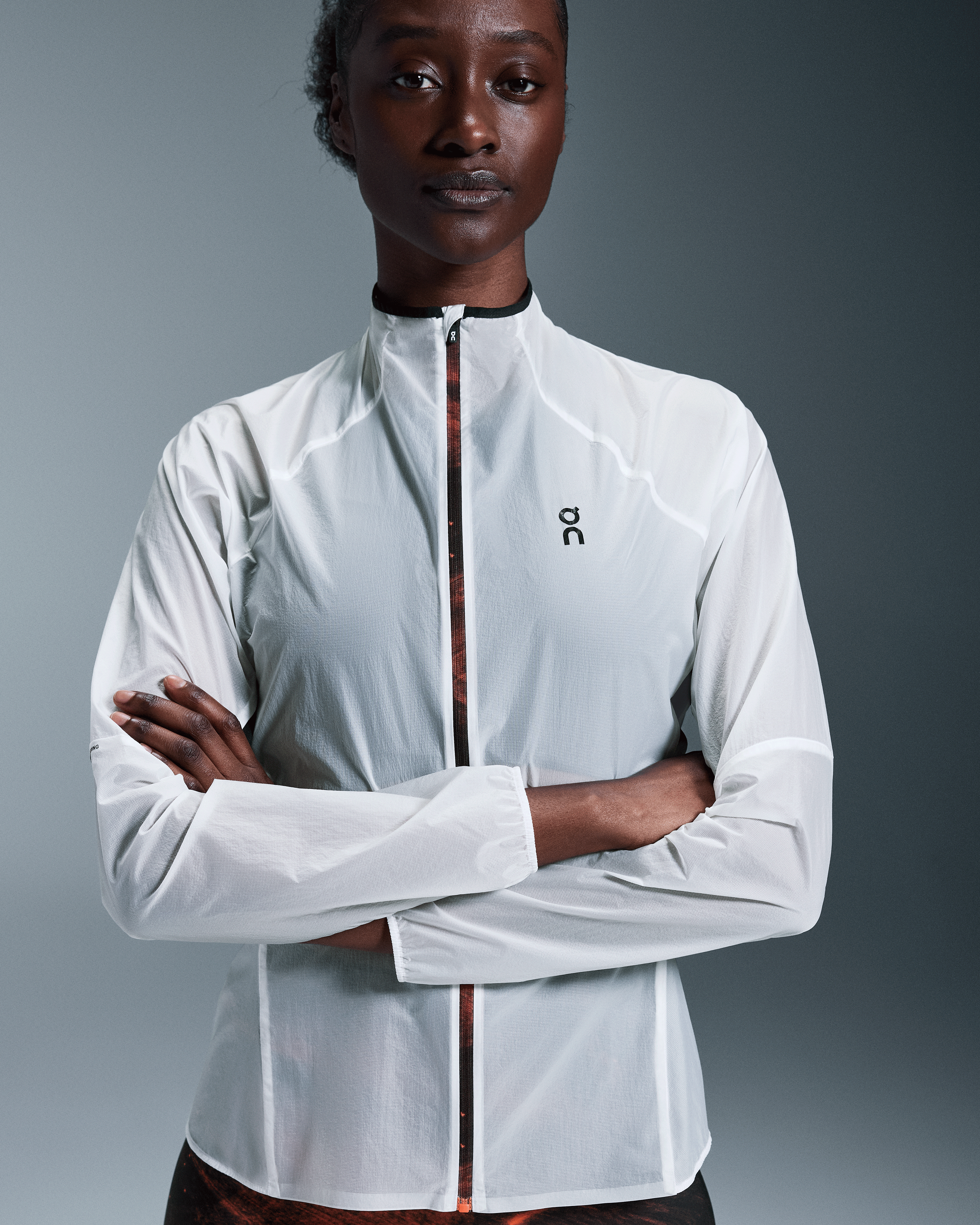 On Zero Jacket White | Flame (Women'S)