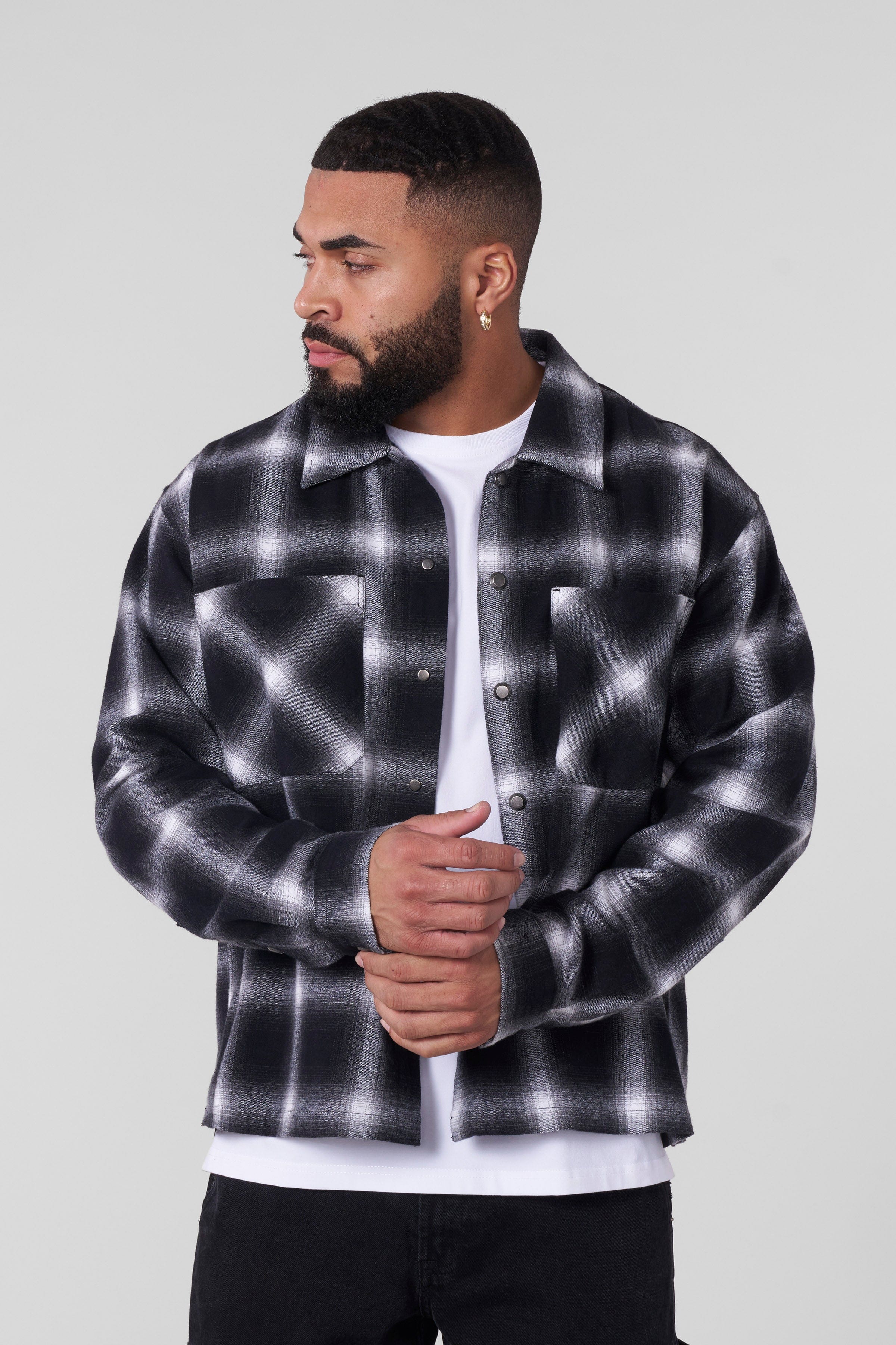 YoungLA 8005 - Layered Flannels Black