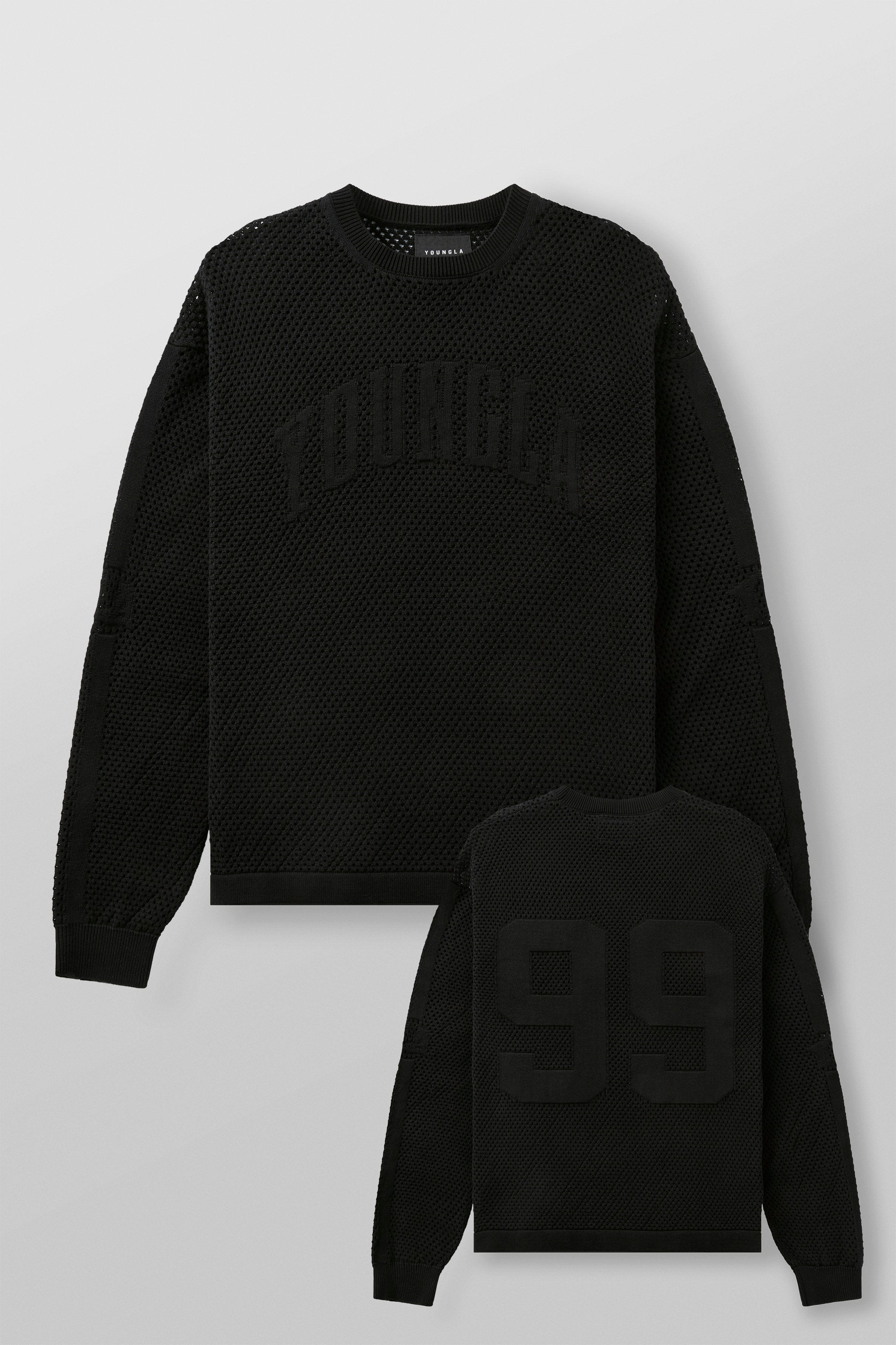 YoungLA 8016 - 99 Knit Longsleeves Black