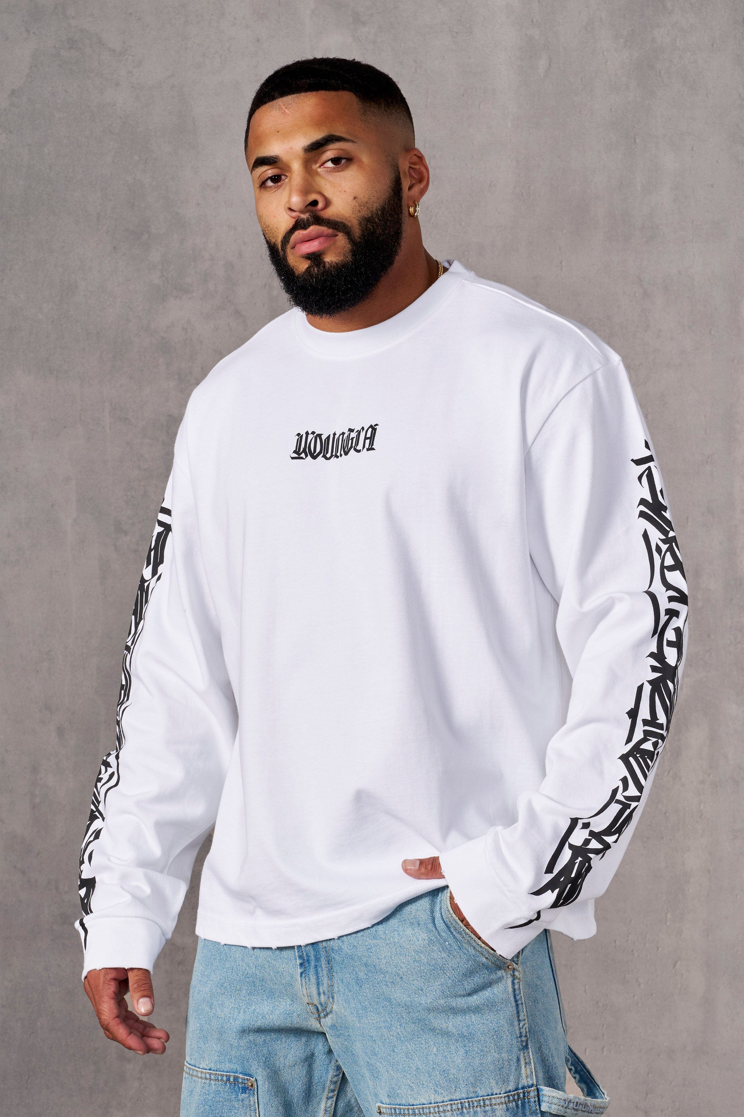 YoungLA 8021 - Aura Longsleeves White