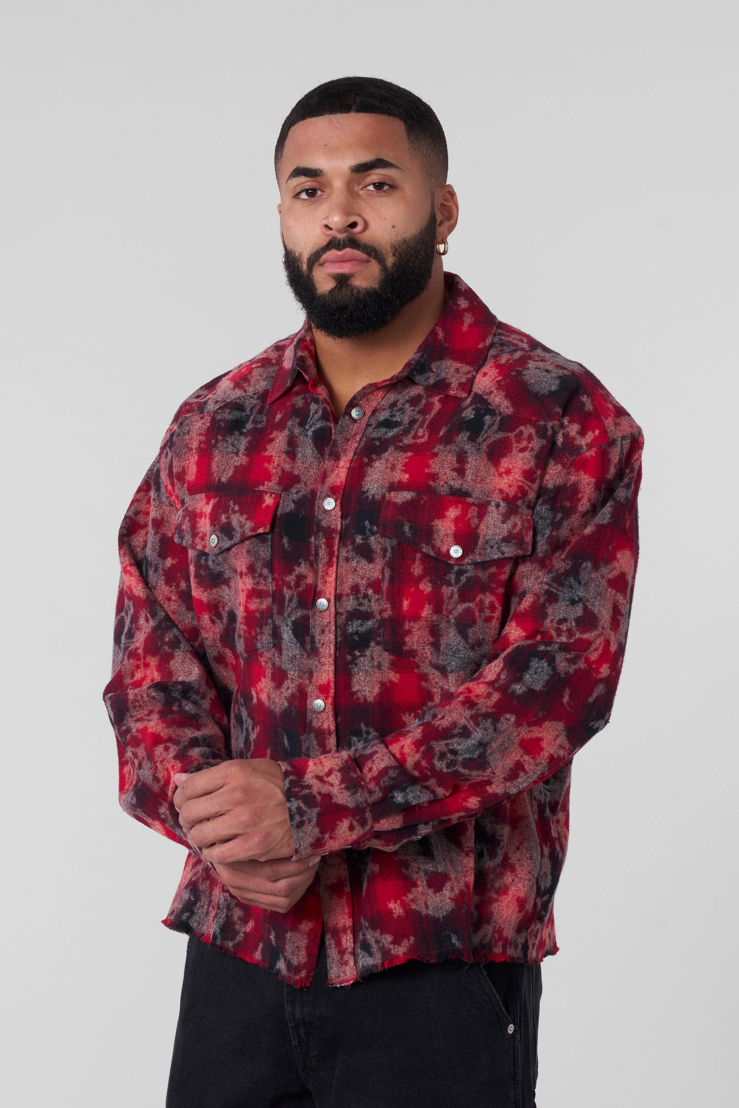 YoungLA 8023 - Outlaw Flannels Red/Black