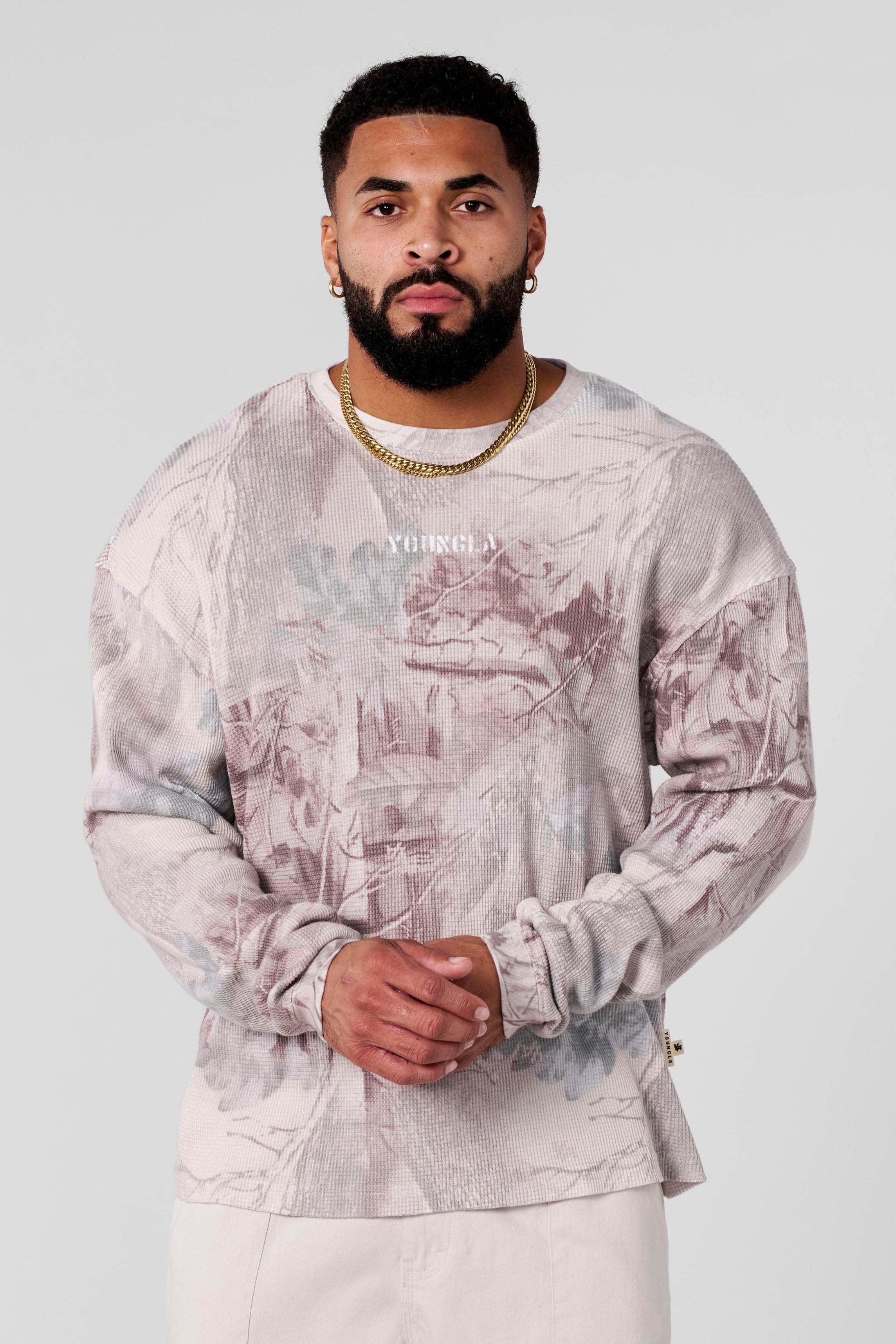 YoungLA 8026 - Tree Camo Collection - Thermals Desert Tan Tree Camo