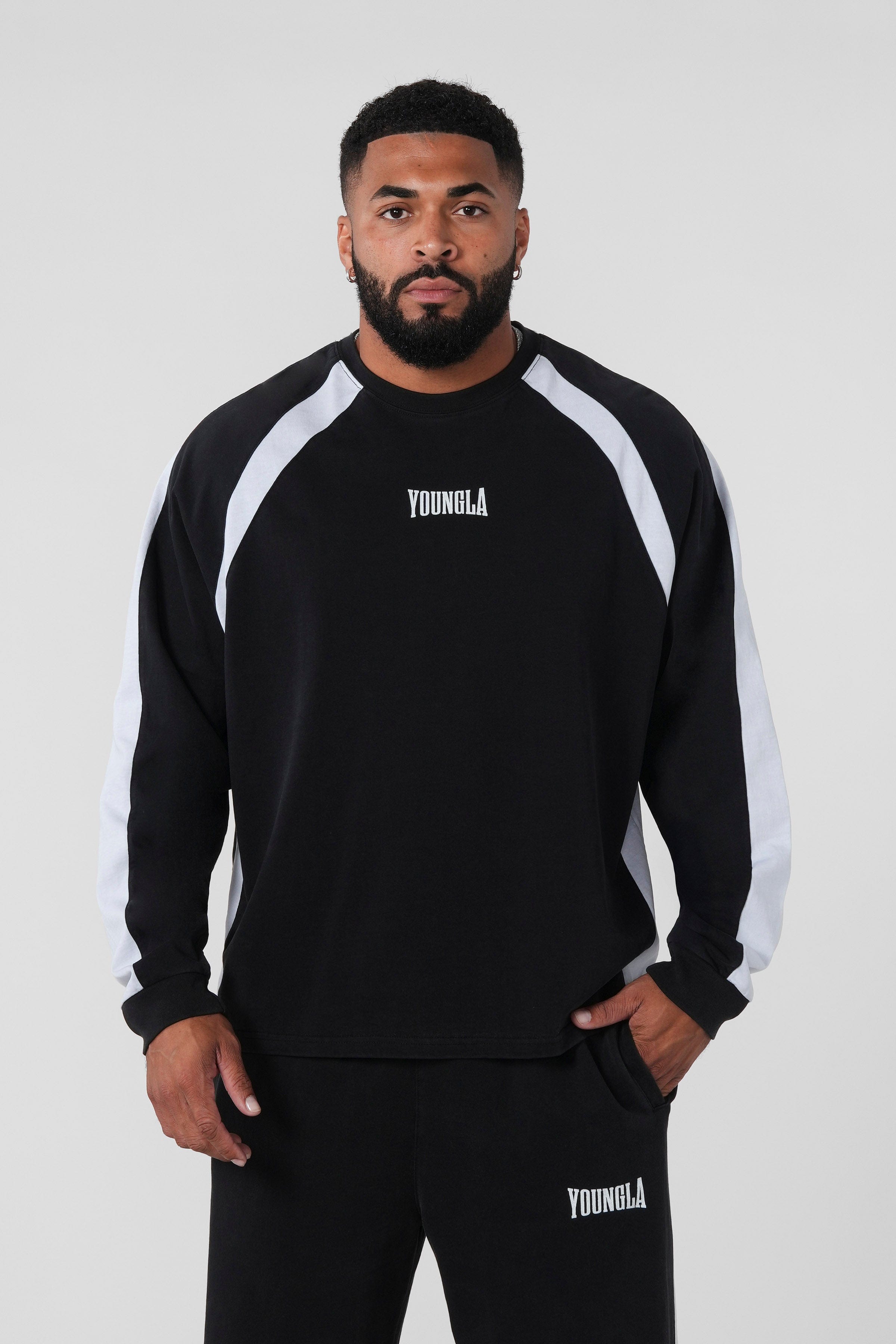 YoungLA 8052 - Stellar Longsleeves Black/White