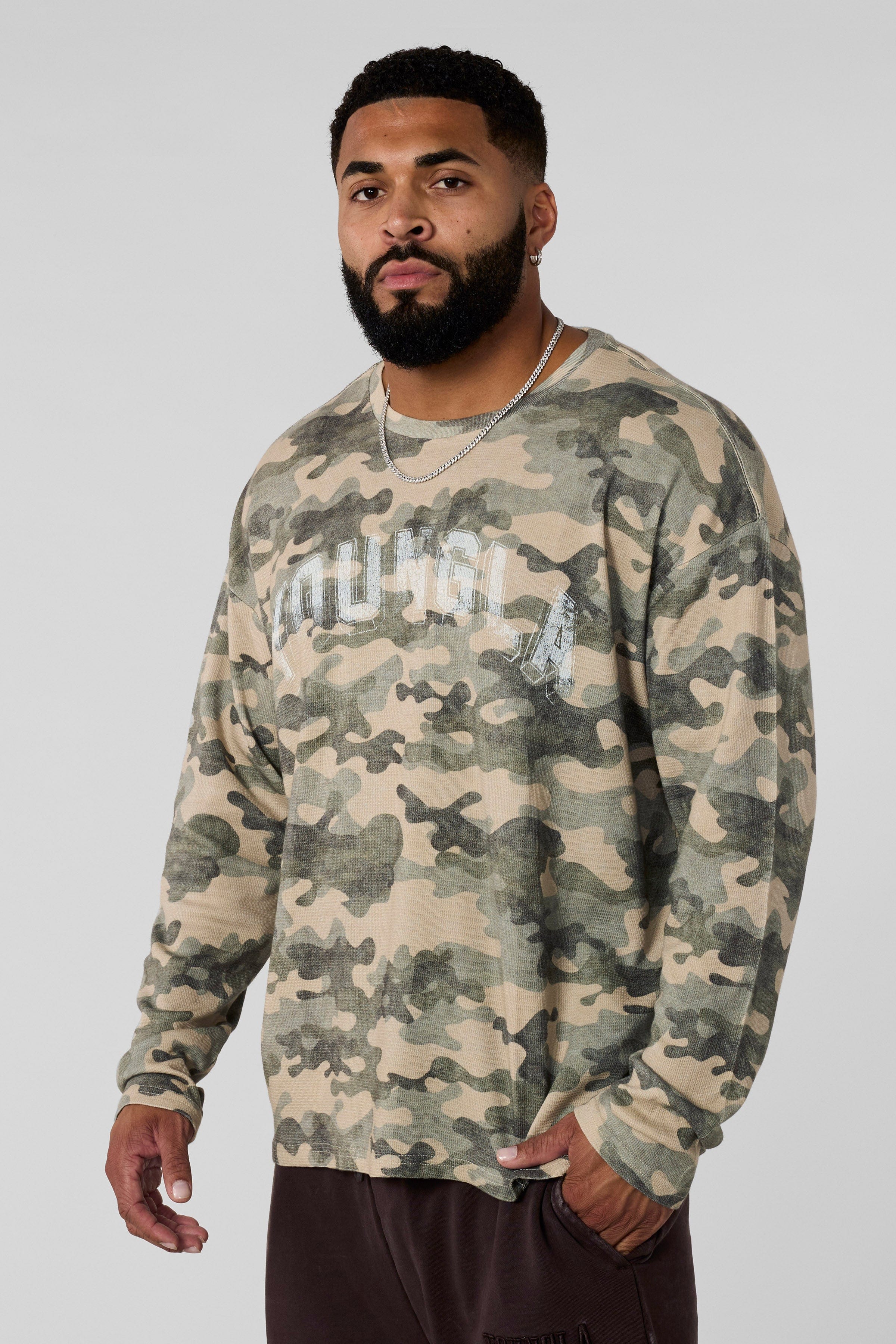 YoungLA 8054 - Thin Thermal Longsleeves OG Desert Camo