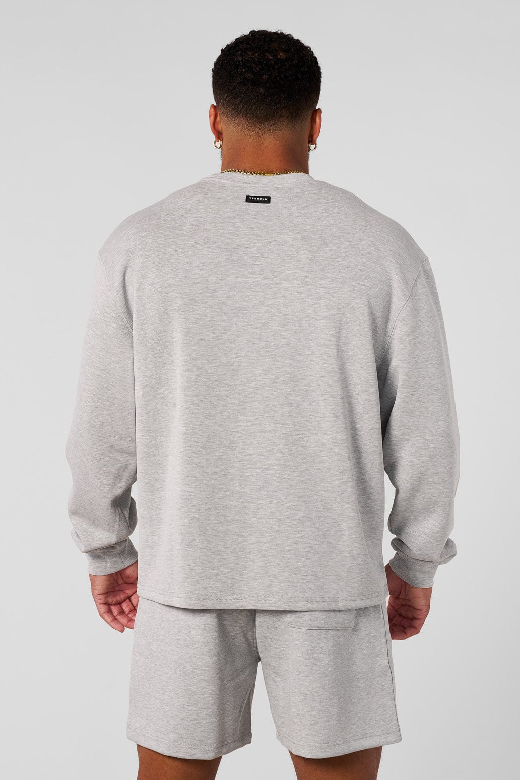 YoungLA 8078 - Soft AF Longsleeves Heather Grey