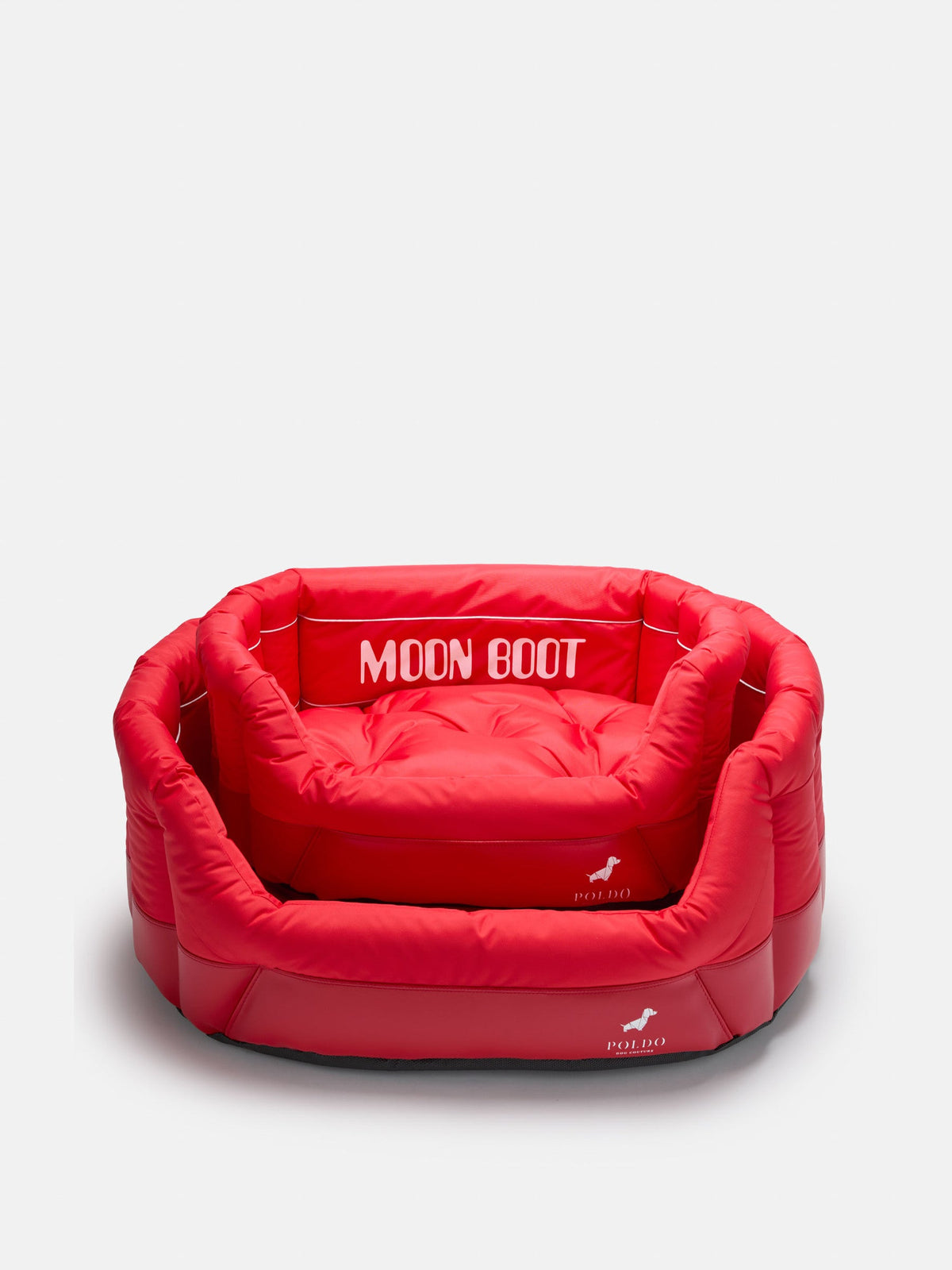 Moon Boot RED Padded DOG BED