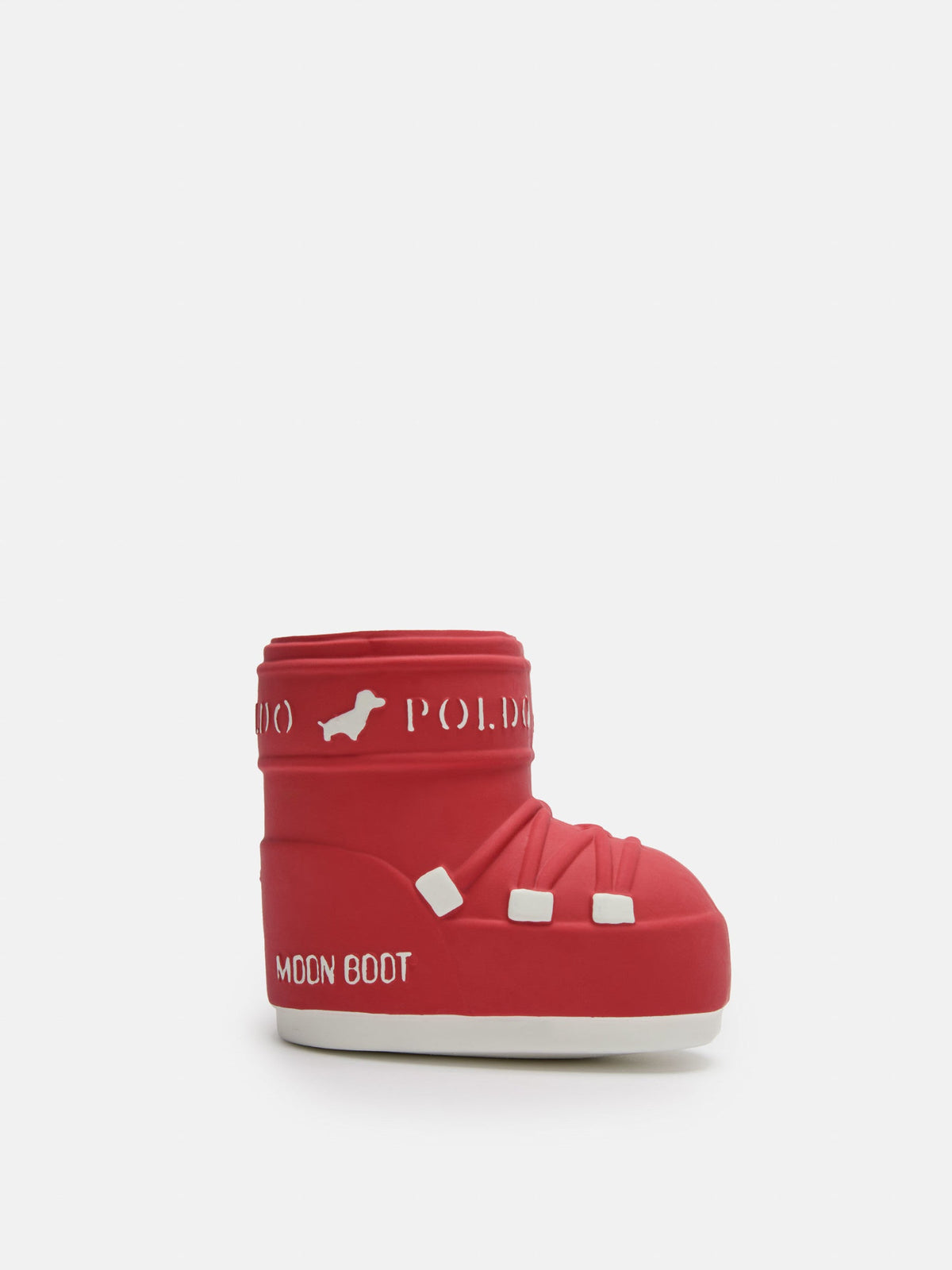 Moon Boot RED Squeaky DOG TOY