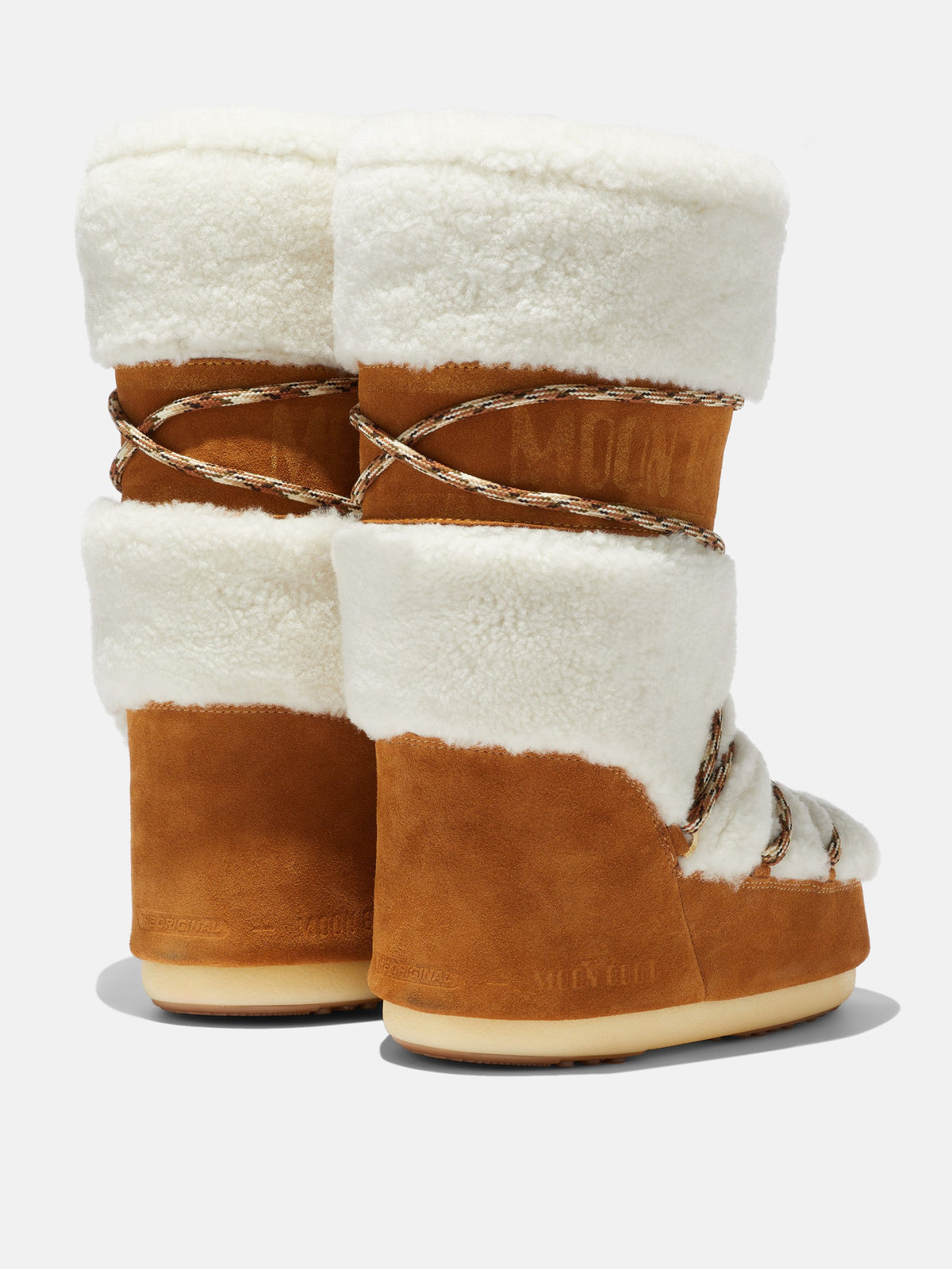Moon Boot ICON Brown Shearling Boots