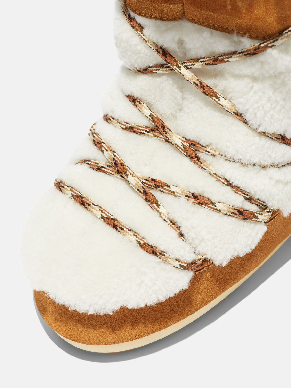 Moon Boot ICON Brown Shearling Boots