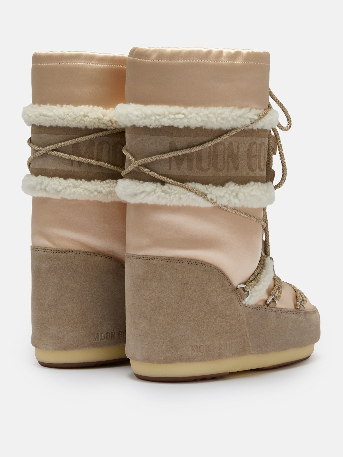 Moon Boot ICON Pearly PLUS PALE Peach & Beige Boots