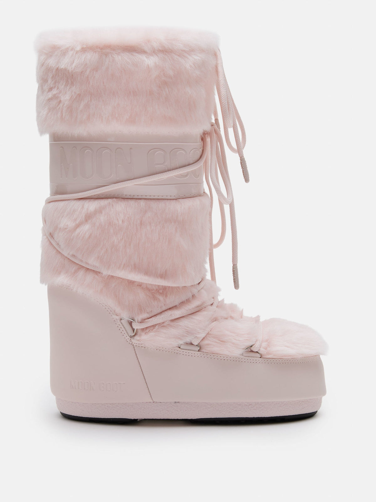 Moon Boot ICON PINK FAUX-FUR Boots