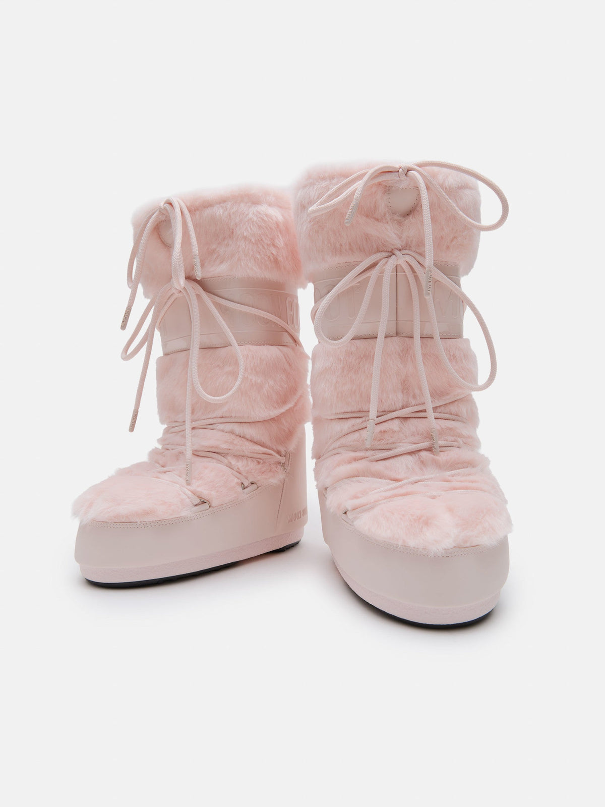 Moon Boot ICON PINK FAUX-FUR Boots
