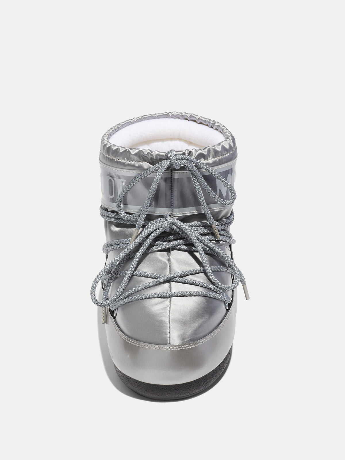 Moon Boot ICON LOW Glance Silver Satin Boots