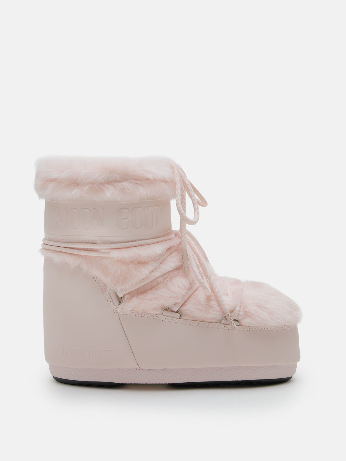 Moon Boot ICON LOW PINK FAUX-FUR Boots