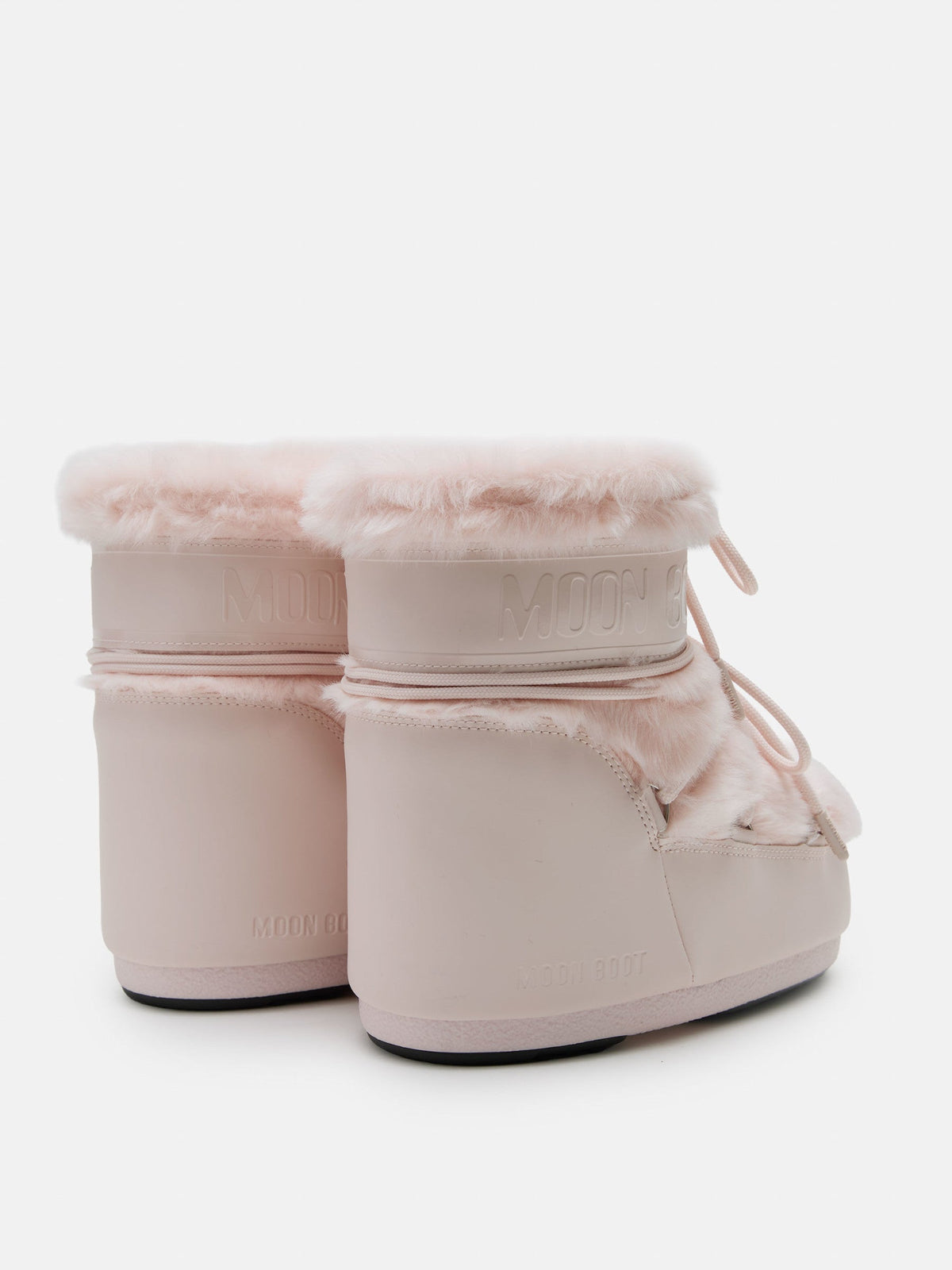 Moon Boot ICON LOW PINK FAUX-FUR Boots
