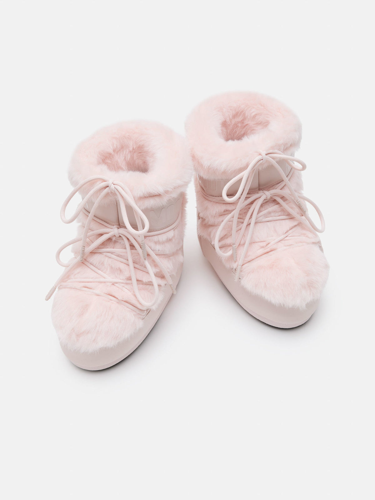 Moon Boot ICON LOW PINK FAUX-FUR Boots